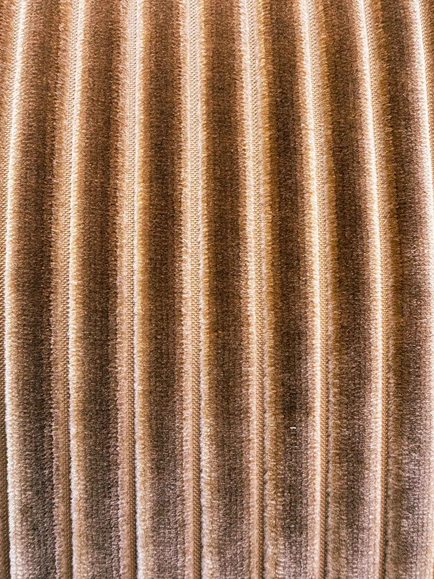 Close up of Mantua Cord fabric in Gold