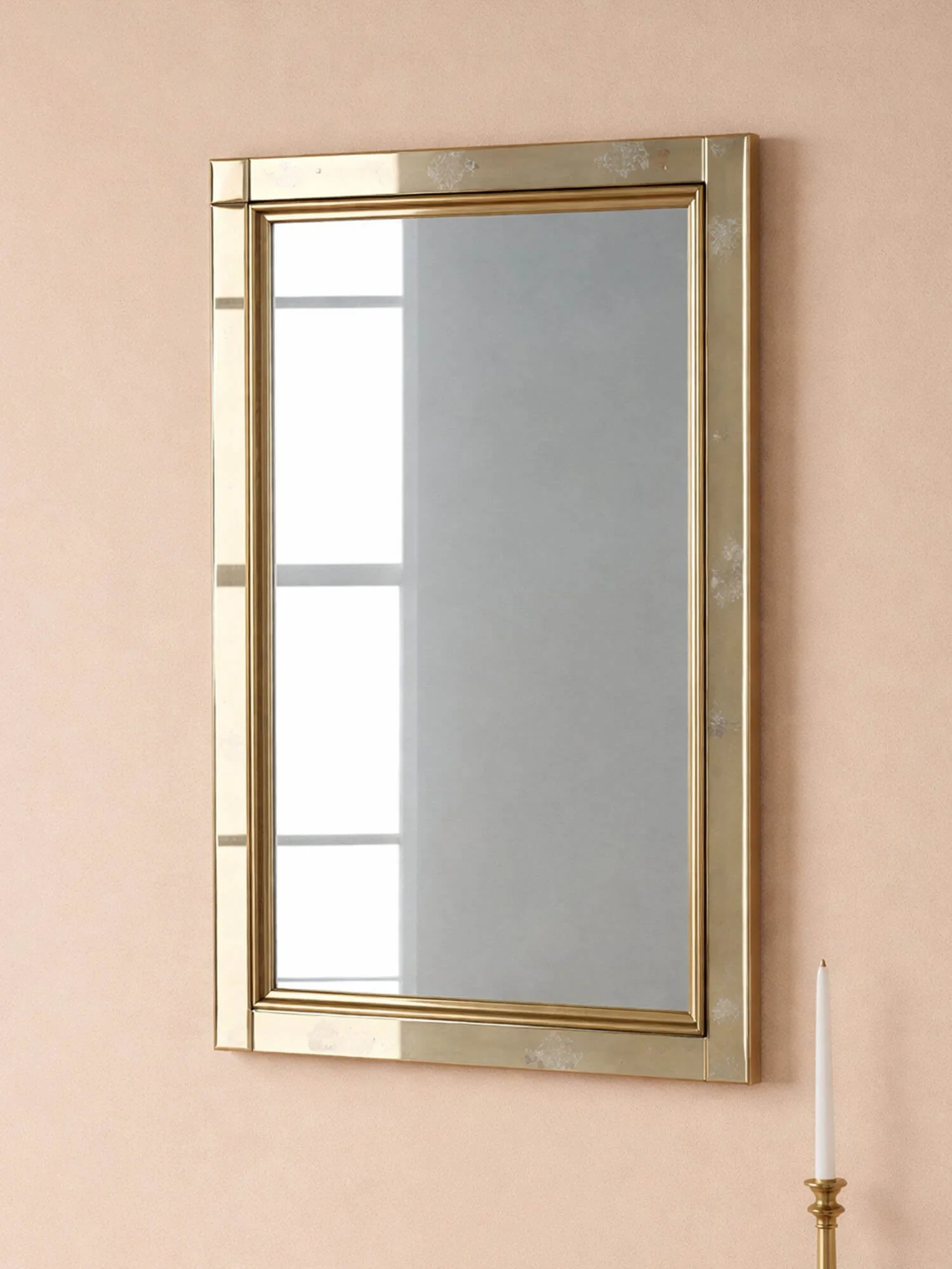 Antiqued Rectangular Wall Mirror Made-to-Order