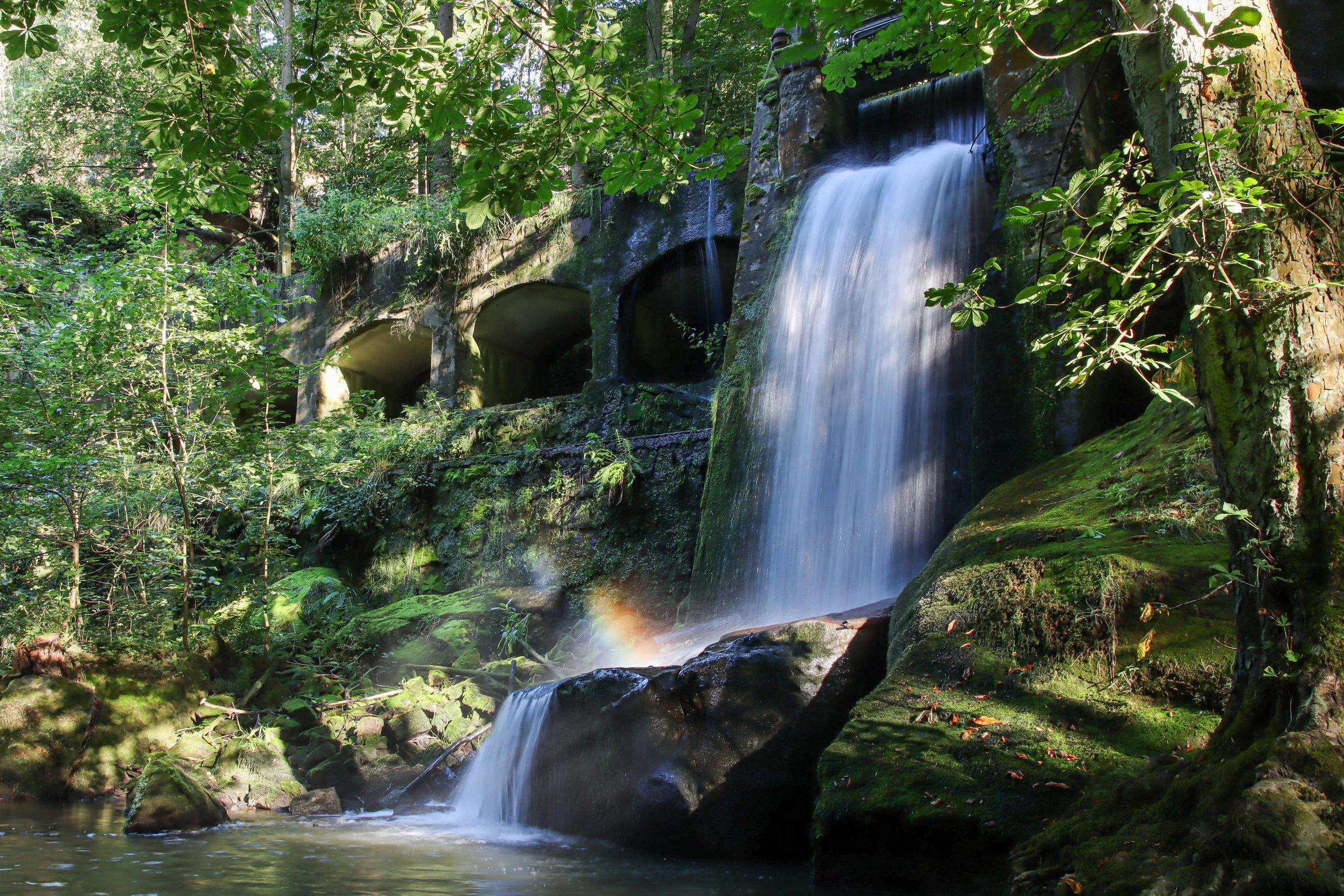 Wasserfall Lohmener Klamm