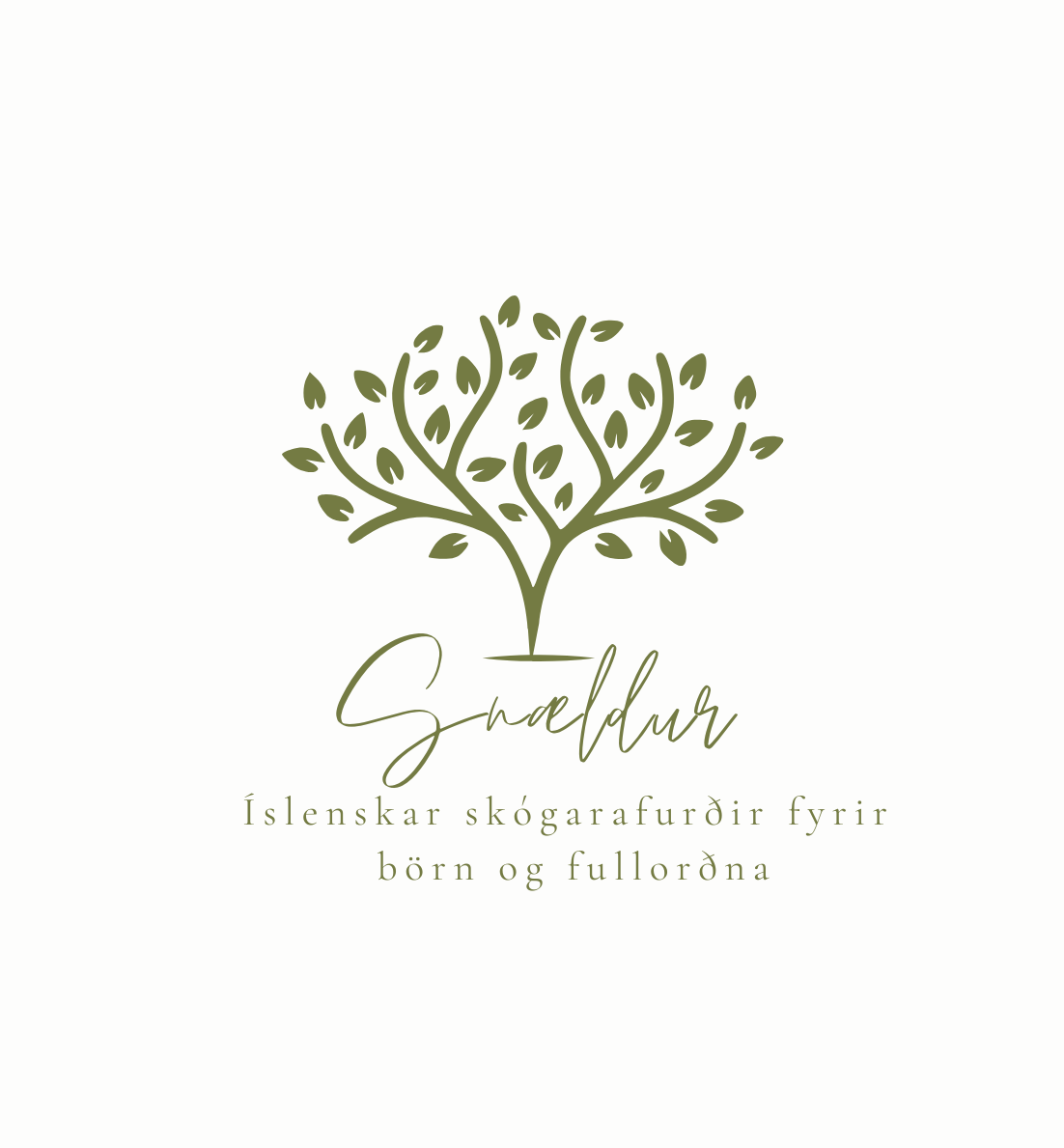 Snældur gjafa- og nytjavara fyrir börn úr íslenskri skógarafurð