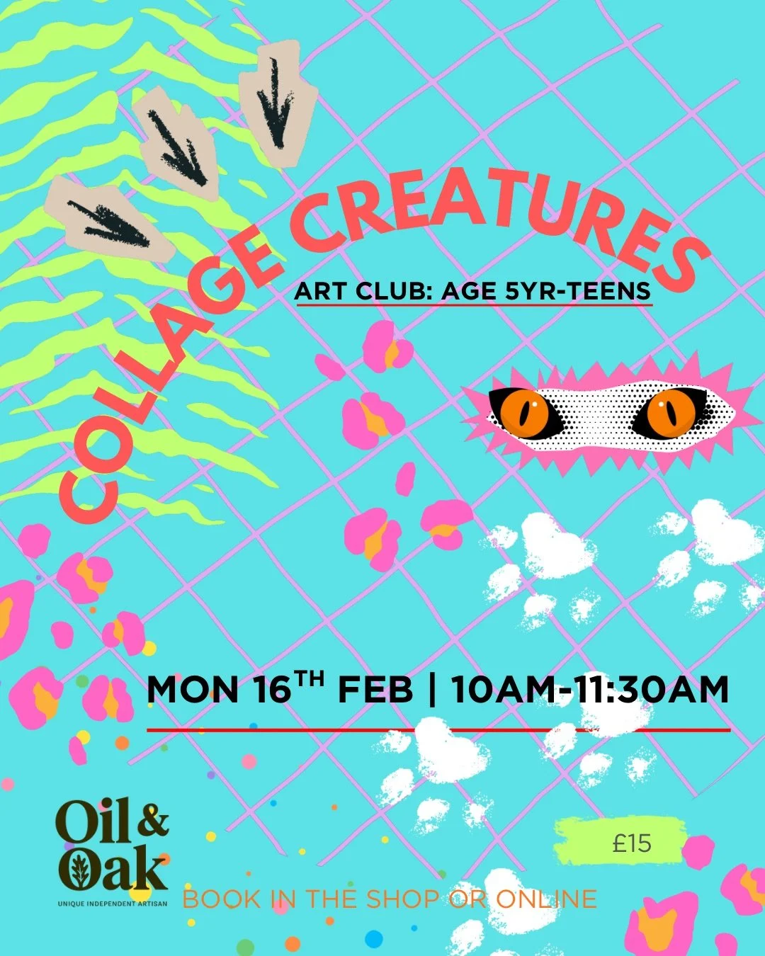 ART CLUB: COLLAGE CREATURE