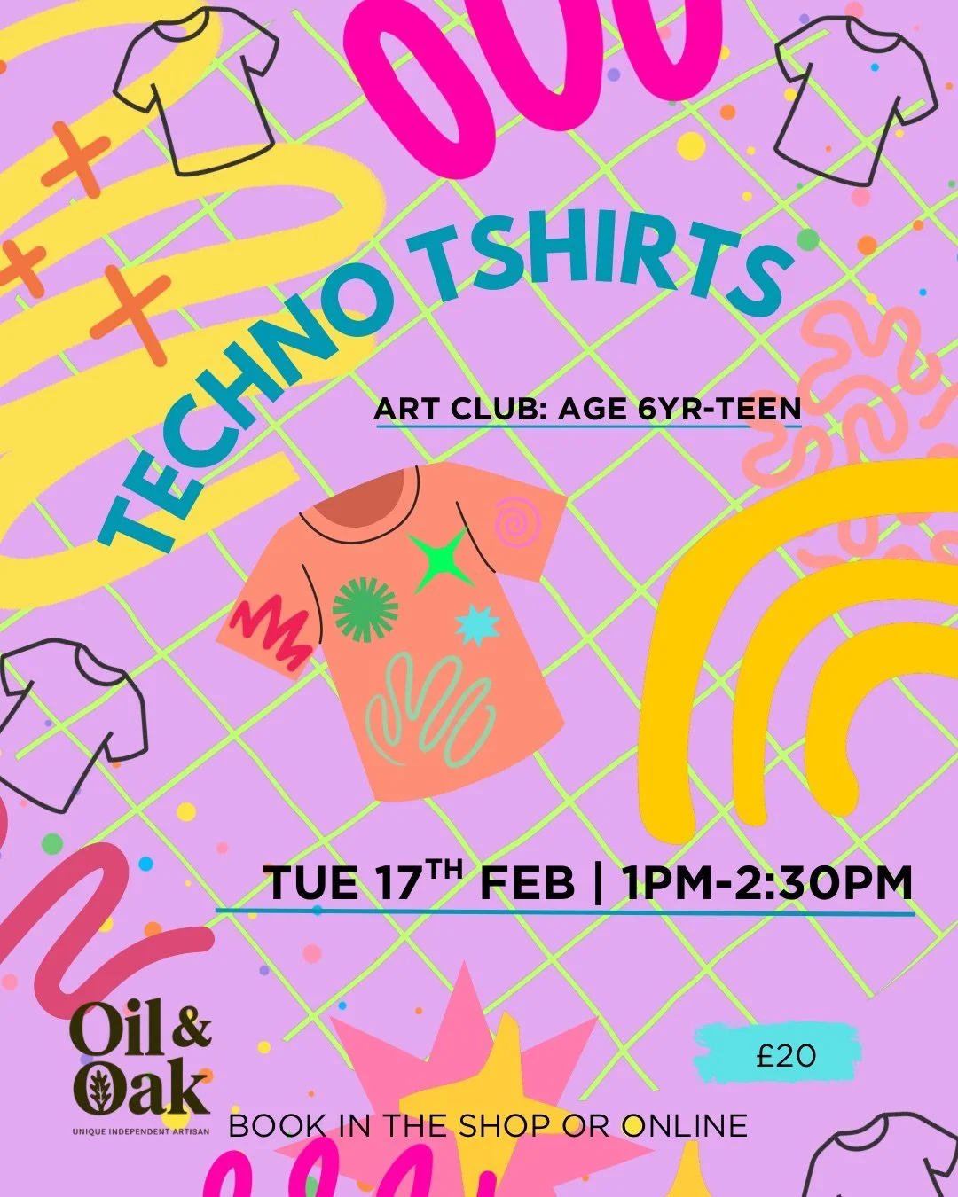 ART CLUB: TECHNO T-SHIRTS