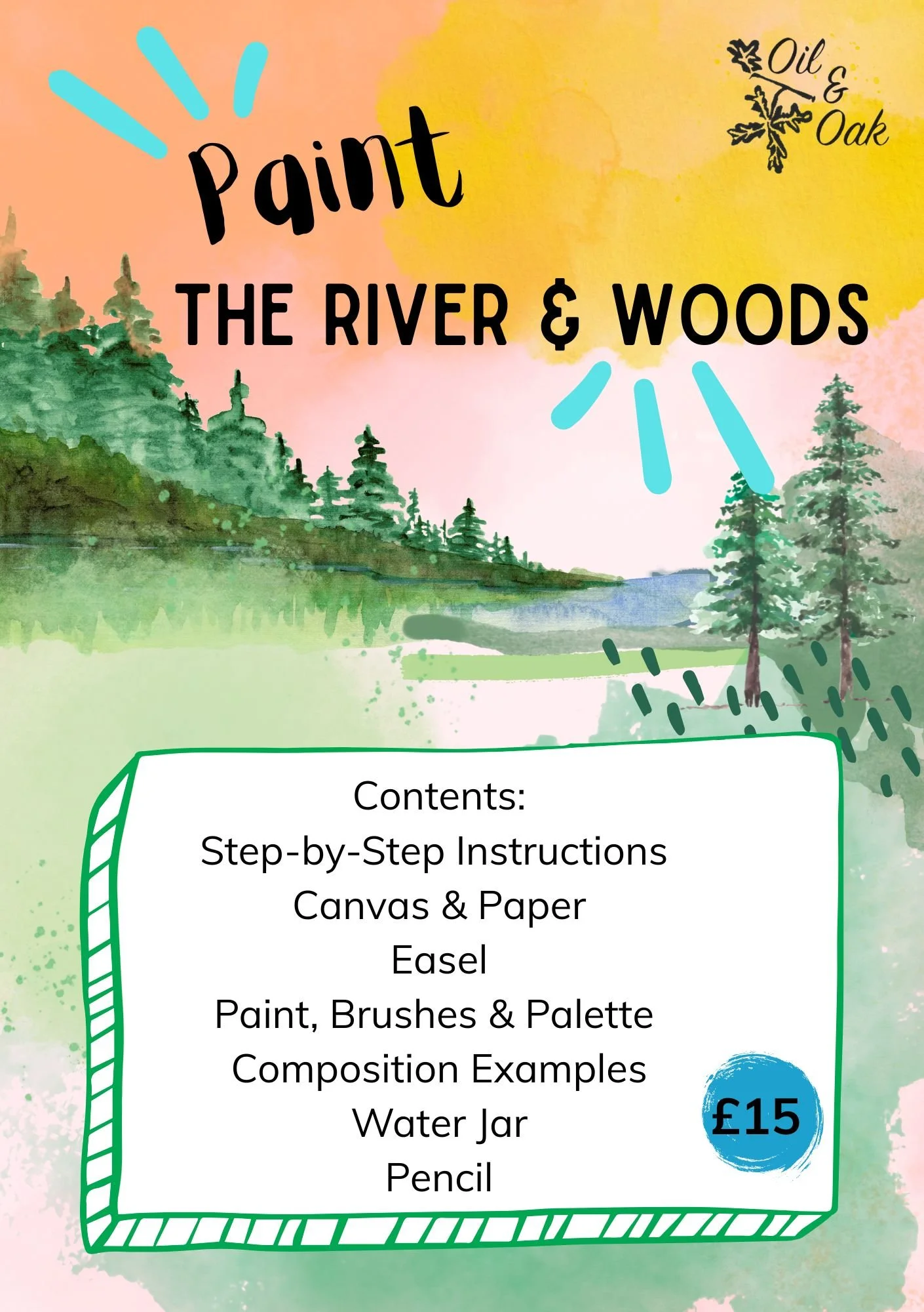 Paint The River & Woods