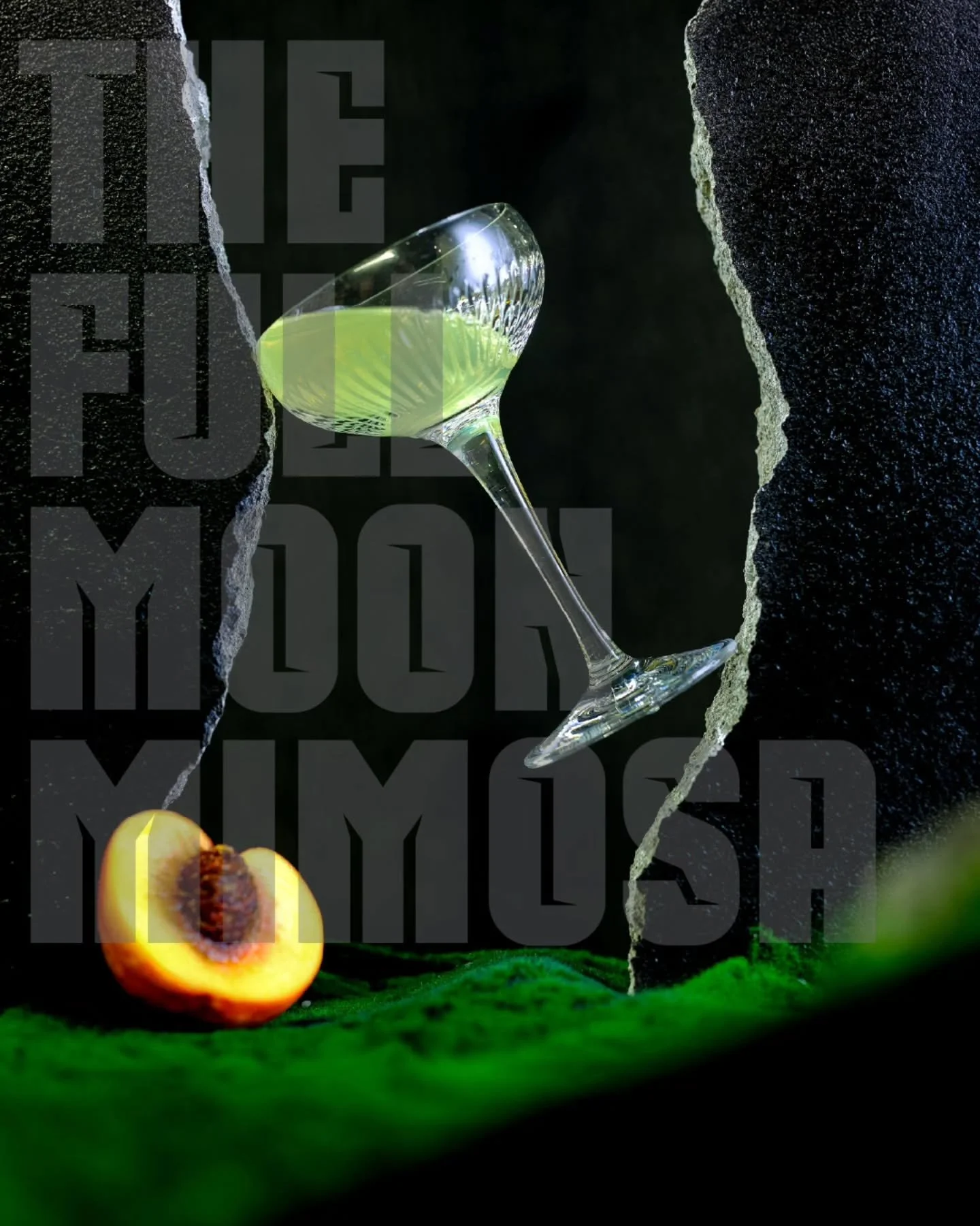 The Perfect Christmas Cocktail 🥂 Werewolf Green Tea + Prosecco + Orange Juice = Full Moon 🌕 Mimosas 💚 🐺