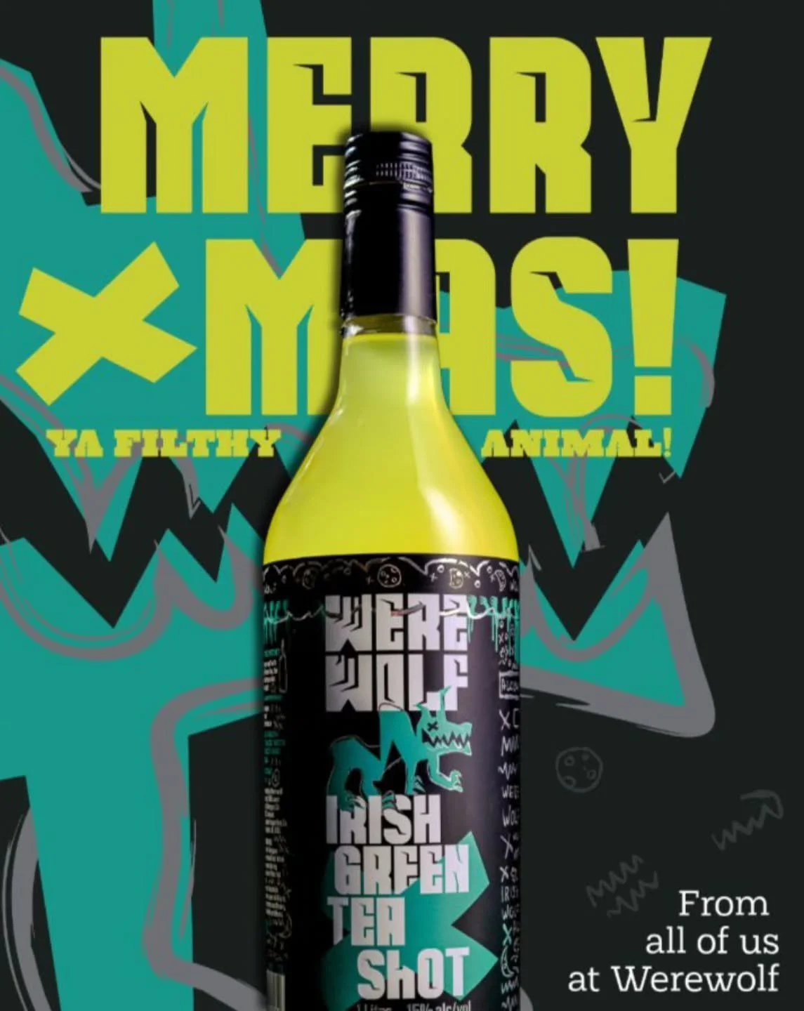 Merry ❎mas ya filthy Animals, from all of us at Werewolf 🐺