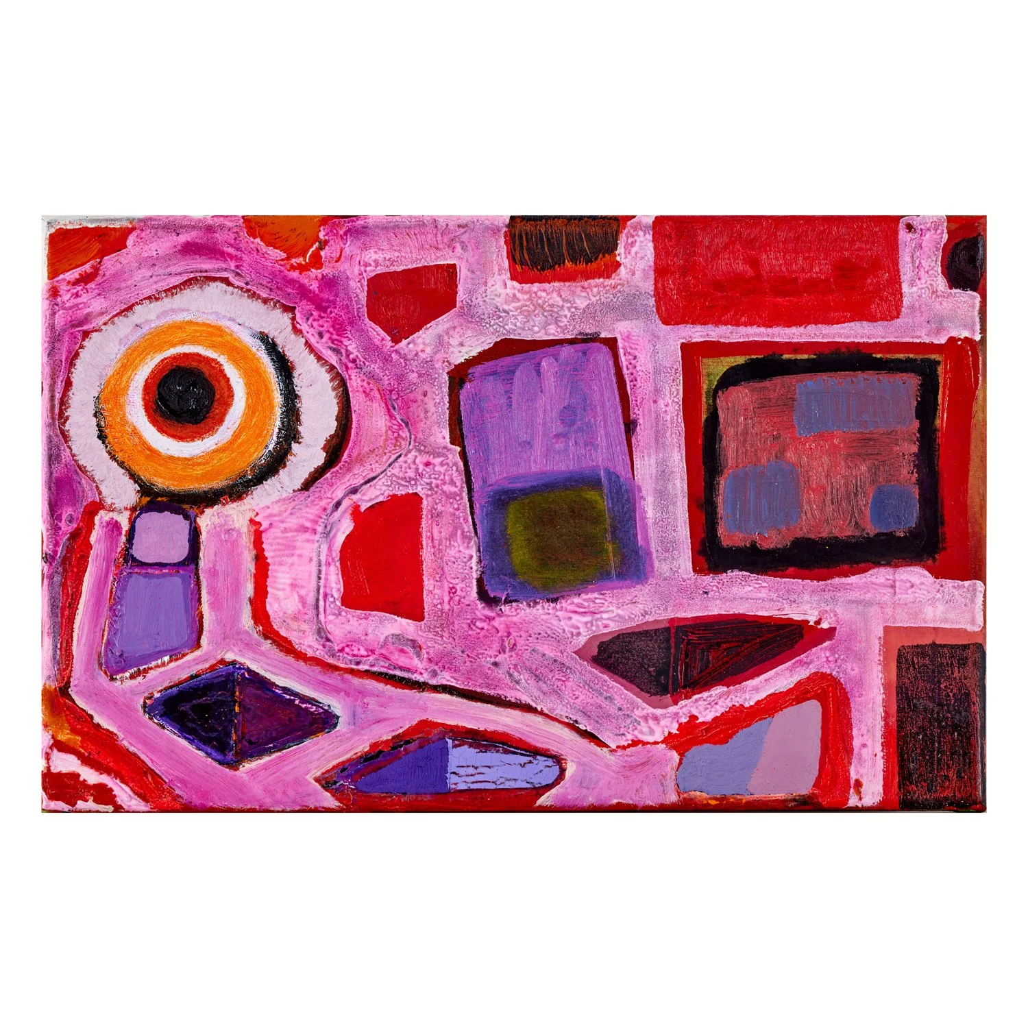 Hi-Fi, (square) oil on calico, 25.5 x 40.5cm, 2023..jpg