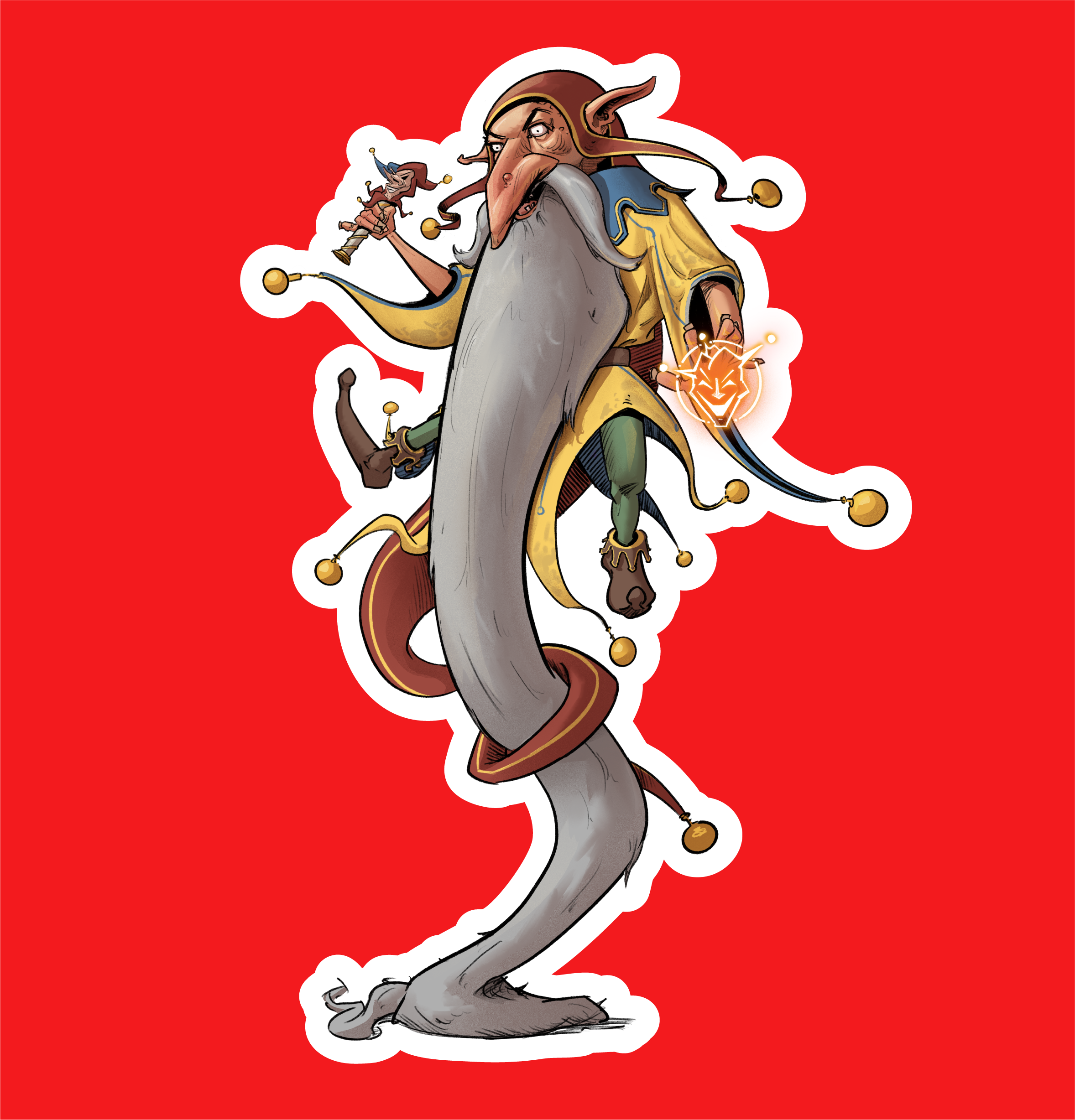GNOME JESTER (Sticker)