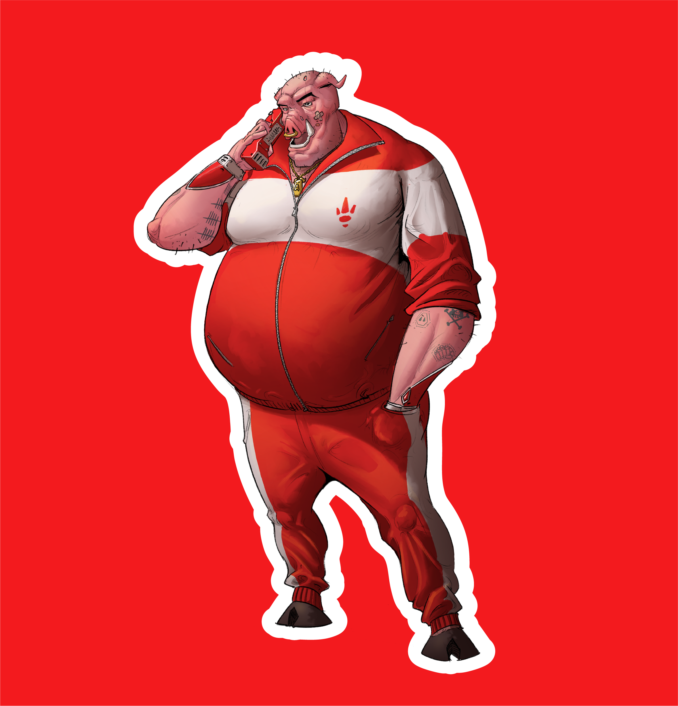 DUSTIN PACK (Sticker)