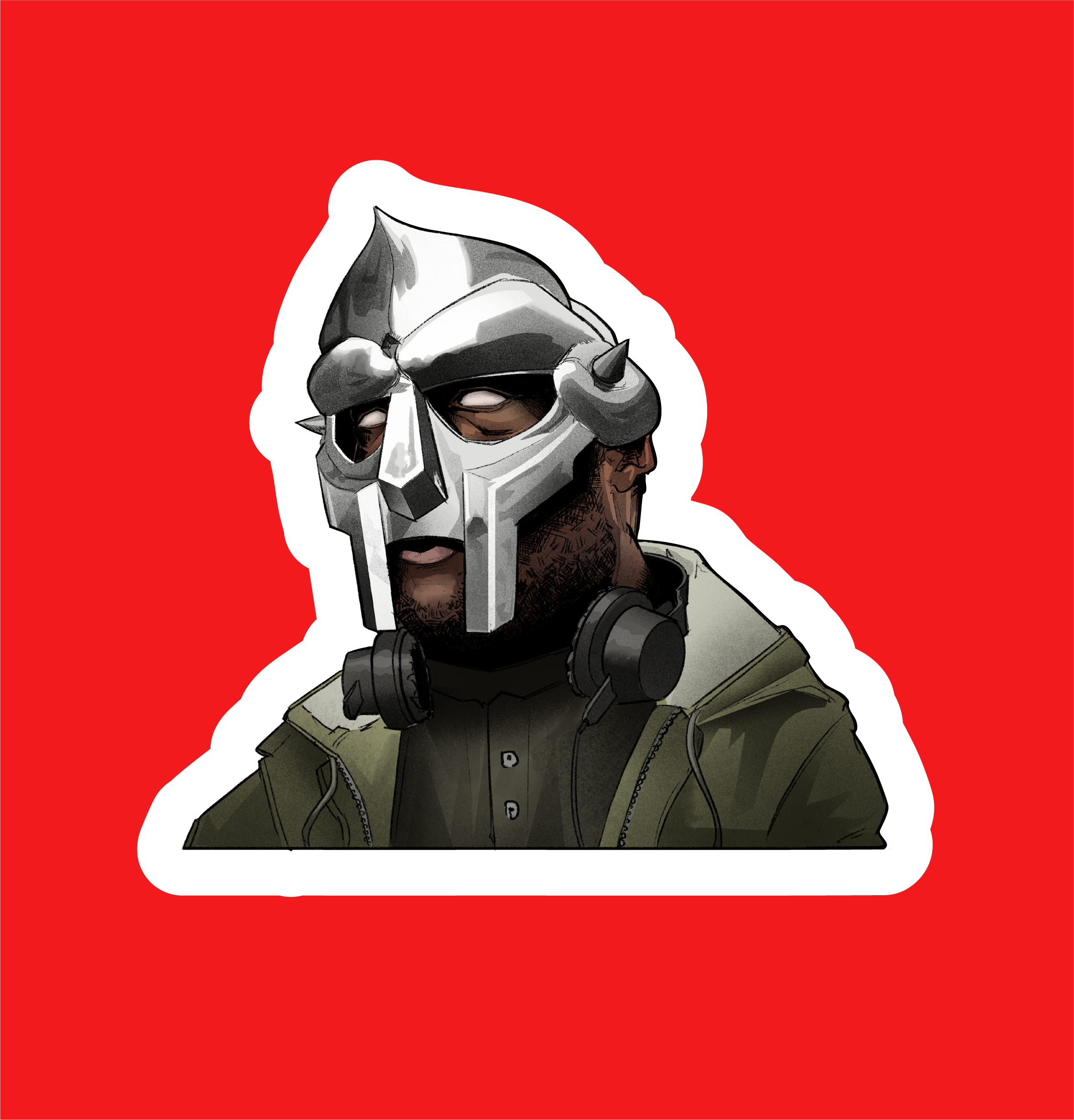 MF DOOM (Sticker)