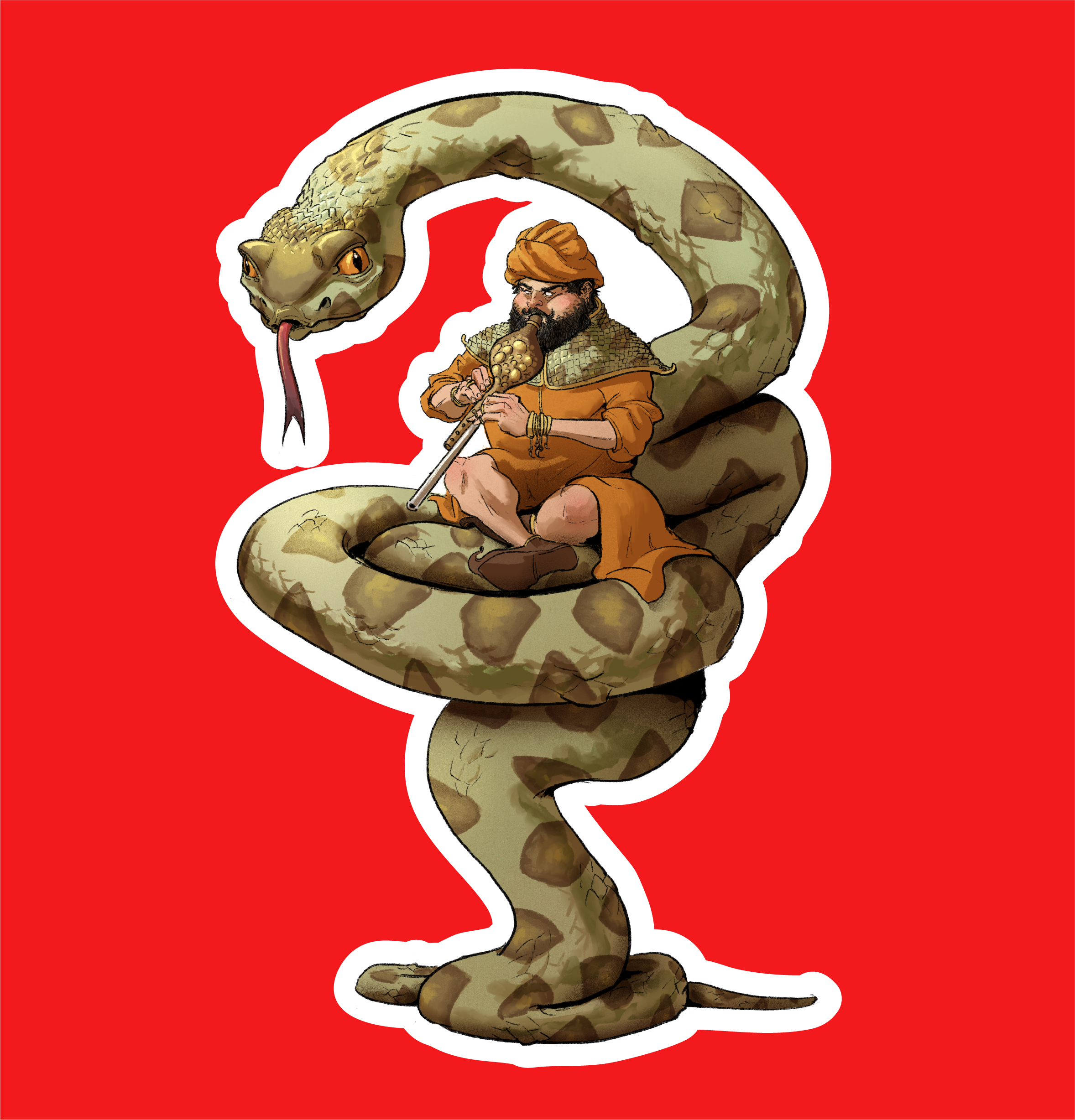 SNAKE WHISPERER (Sticker)