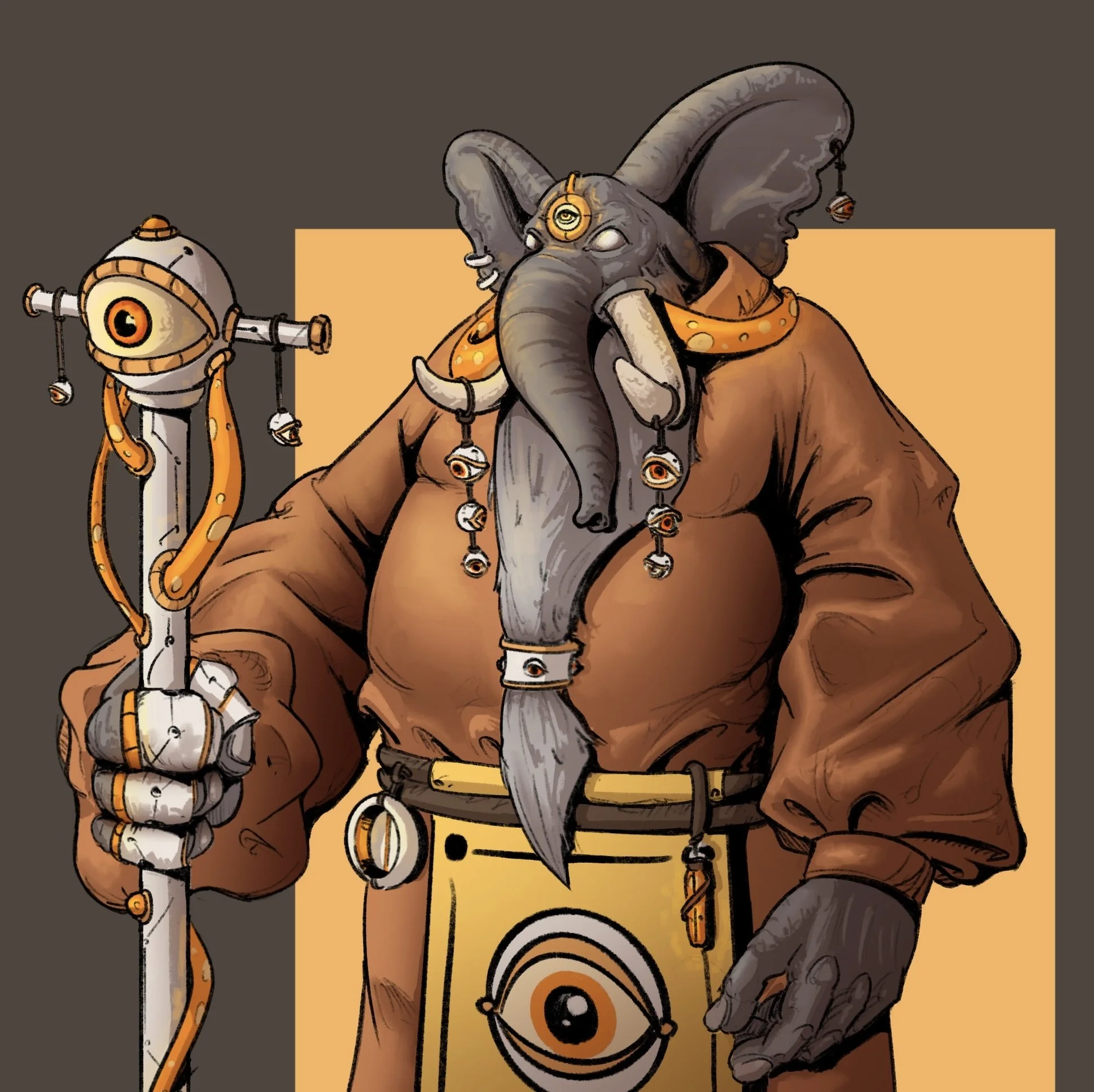 THE ORACLE Character Design