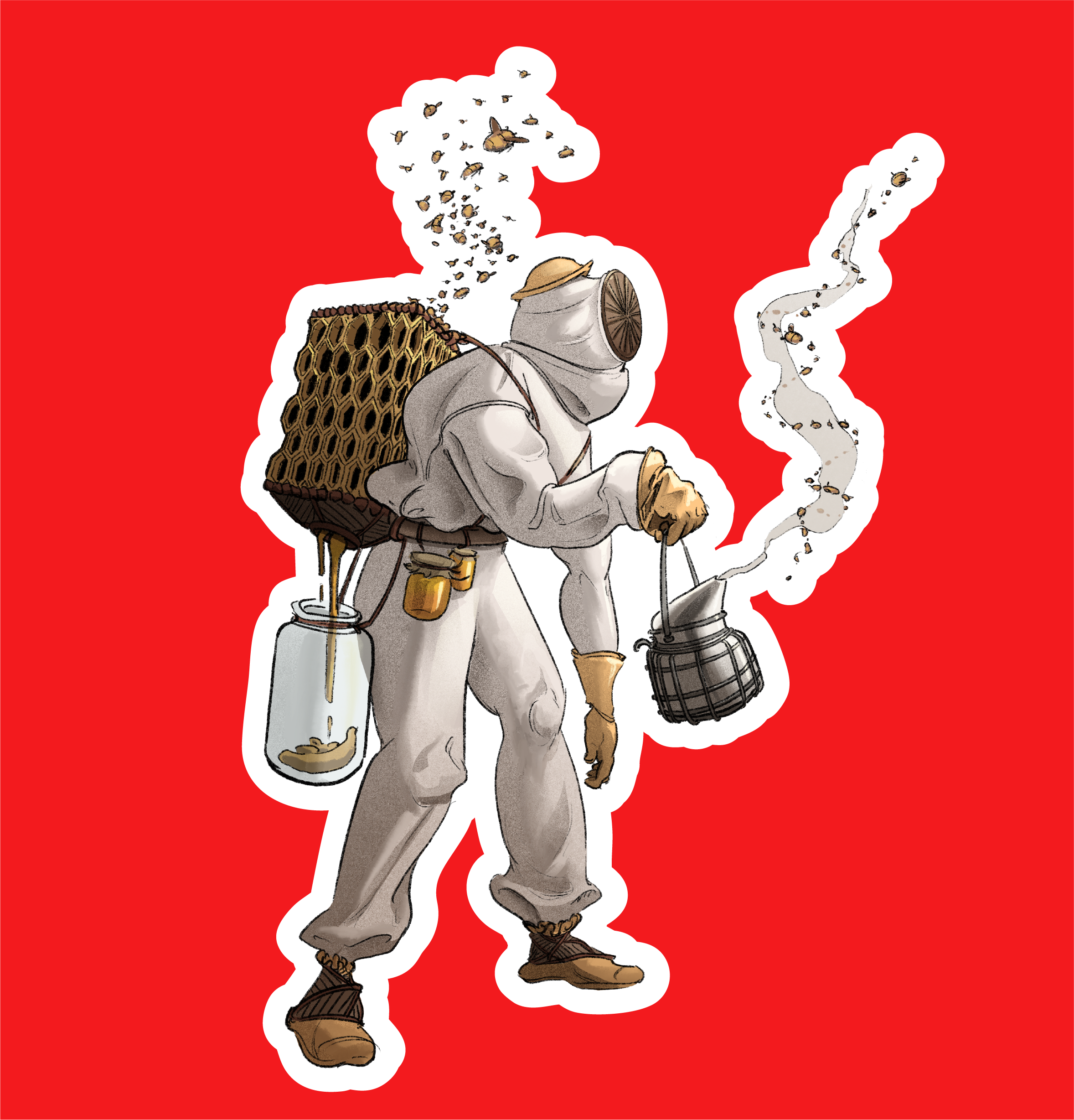 THE BEEKEEPER (Sticker)