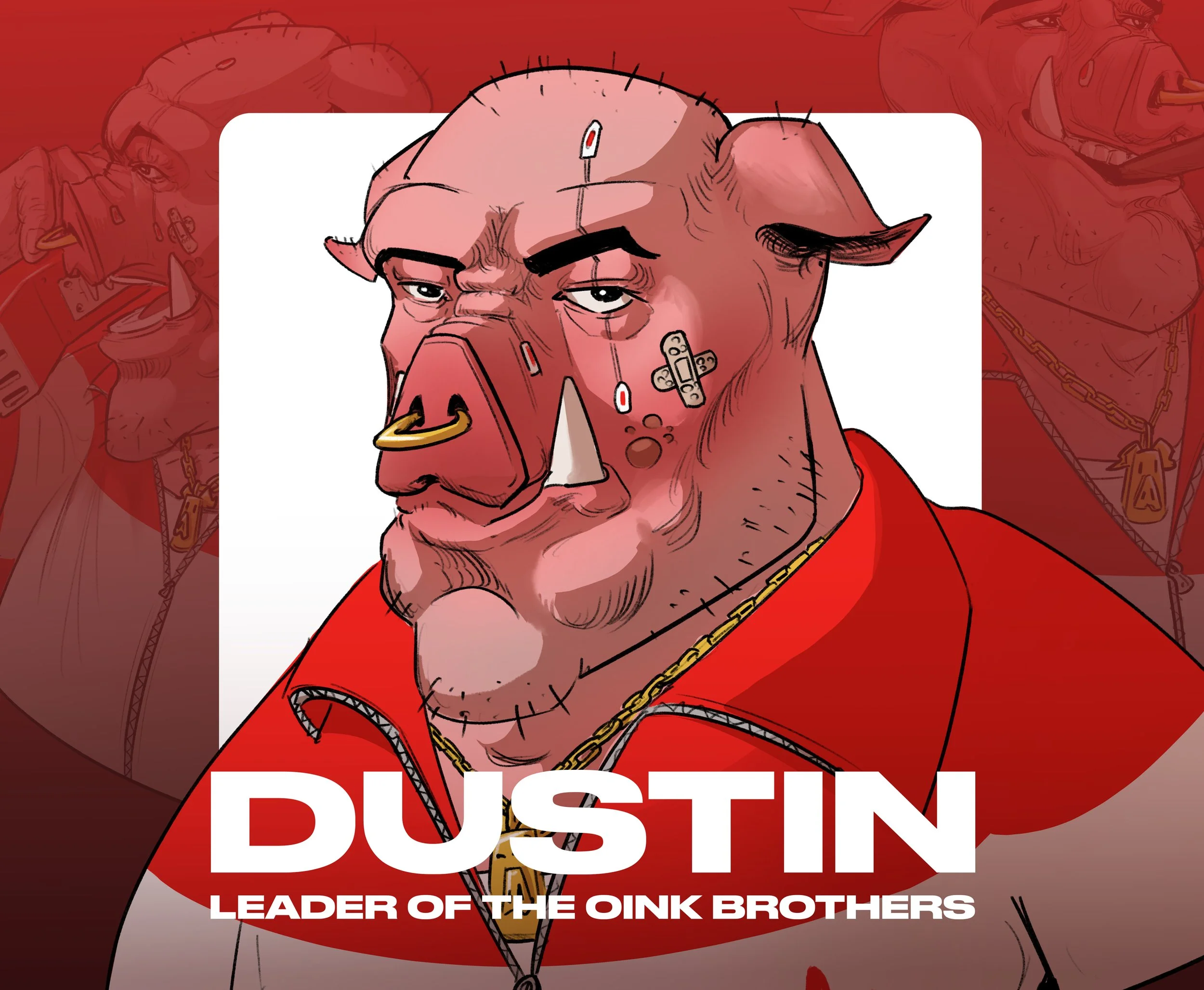 DUSTIN Character Design
