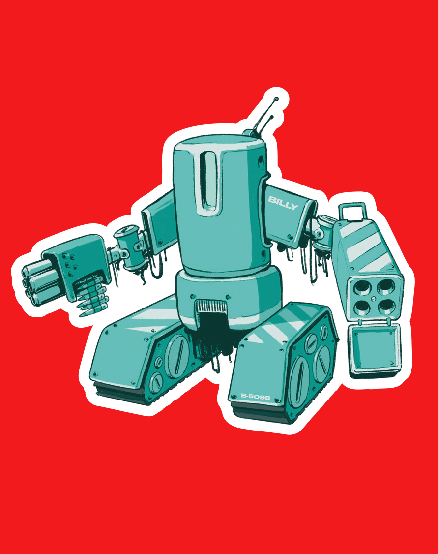 BILLY BATTLE DROID (Sticker)