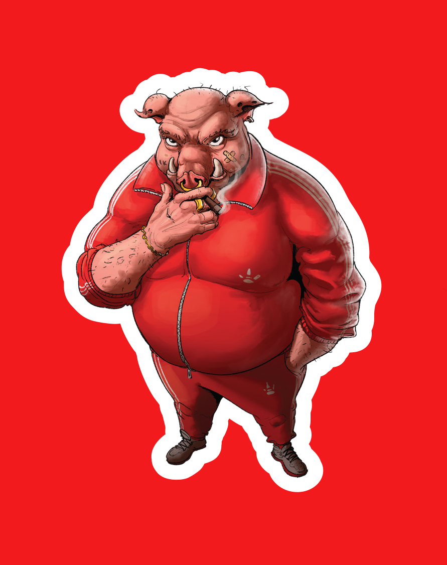 DUSTIN (Old Design) (Sticker)