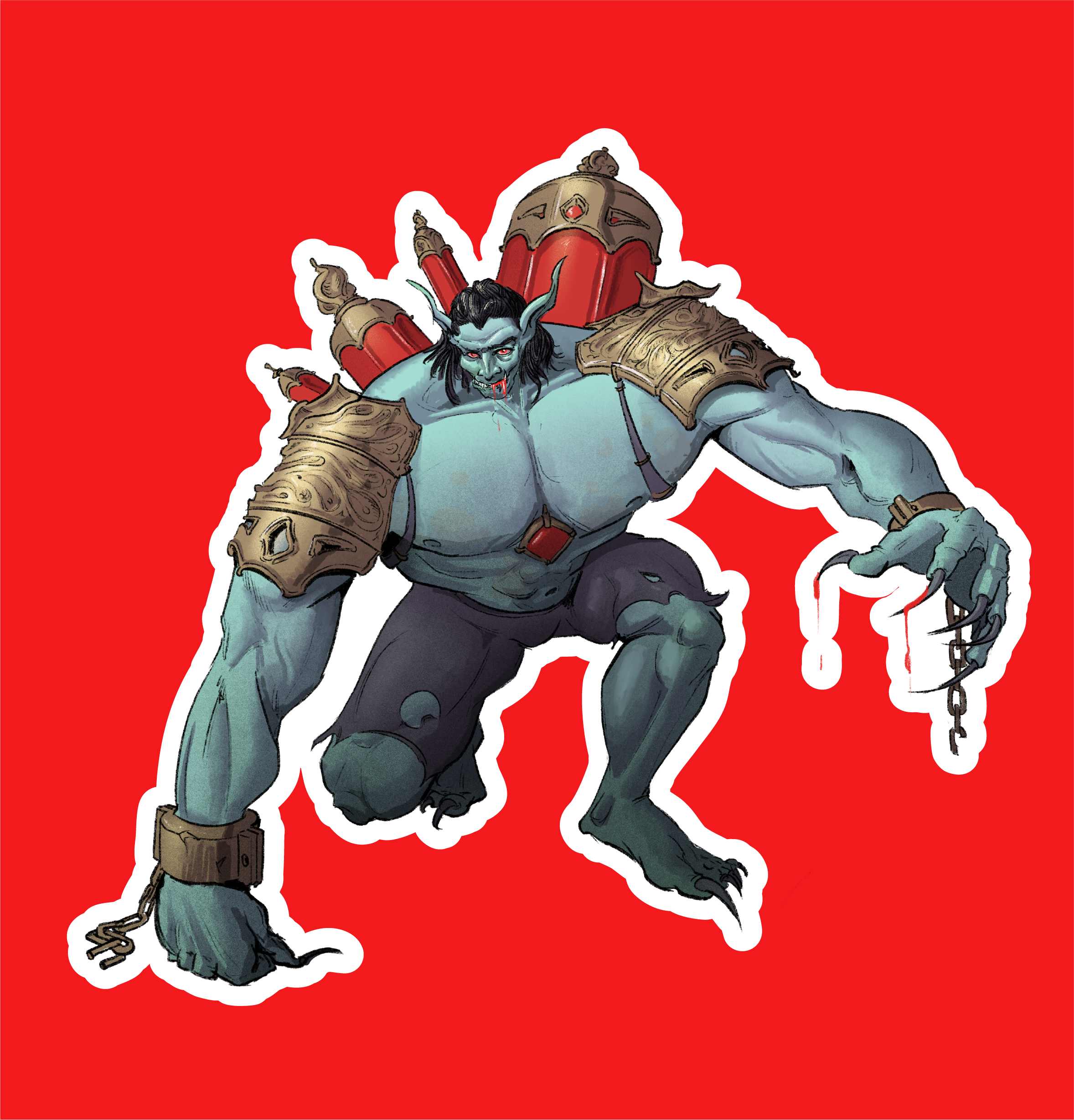 GIANT VAMPIRE (Sticker)