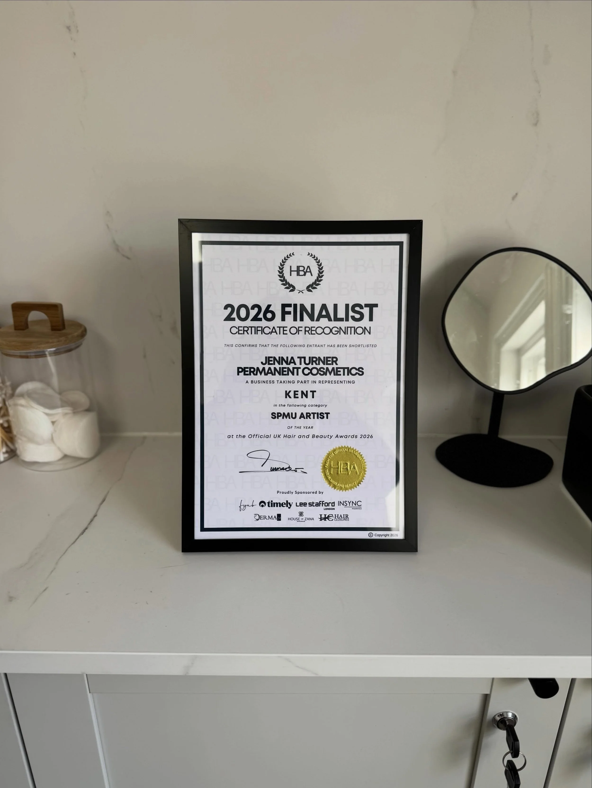 In case you missed it&hellip; I&rsquo;ve officially been shortlisted as a finalist in the 2026 @hairandbeautyawardsuk for SPMU Artist of the Year 🖤

Honestly such a surreal moment and something I&rsquo;m so proud of. Every client who has trusted me,