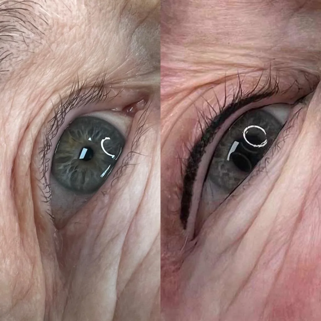 The subtle enhancement that makes all the difference. ✨

Lash line enhancement is designed to create the illusion of fuller, darker lashes by delicately implanting pigment along the top waterline, between the lashes. No harsh eyeliner, no wing - just