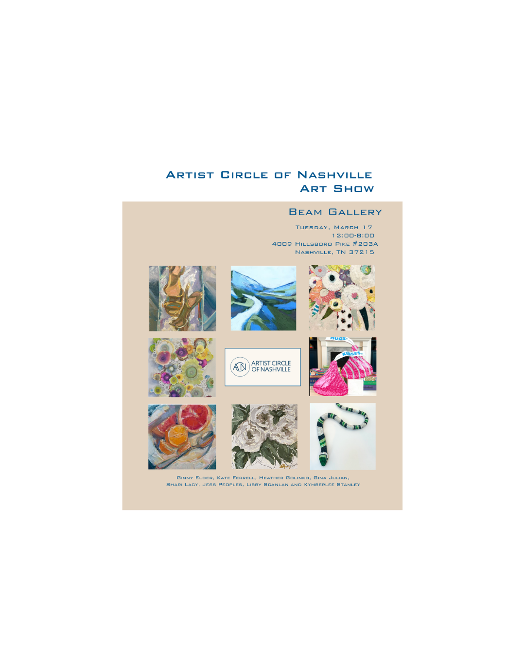 Artist Circle of Nashville group show