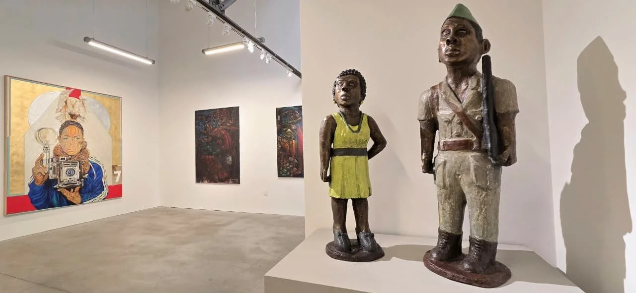 Bronze sculptures by Noria Mabasa