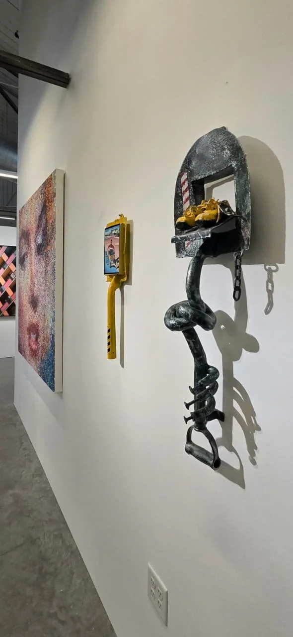 Green Spade, assemblage sculpture by Dr. Willie Bester