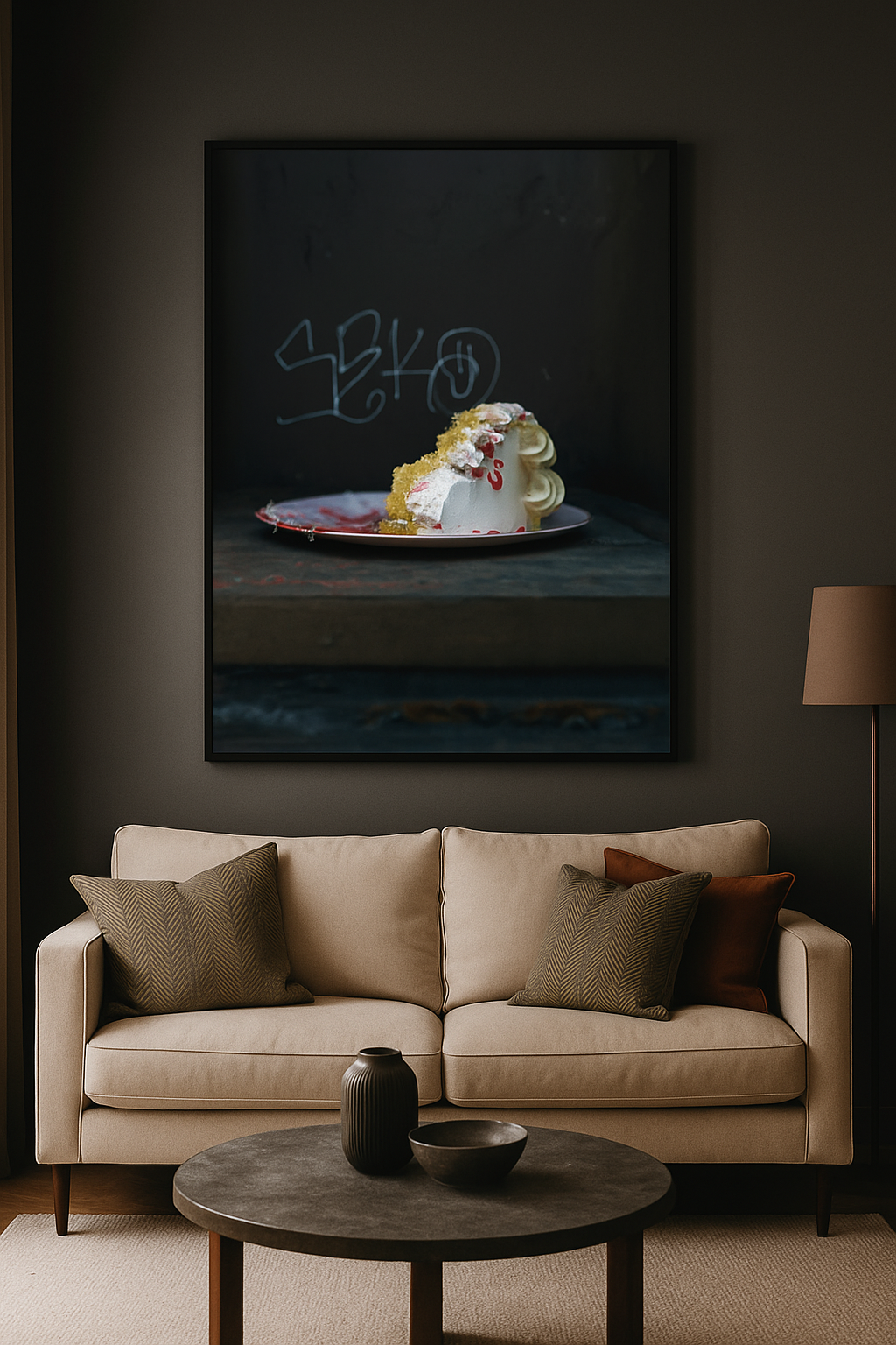 Cake, archival photographic print by Clint Strydom