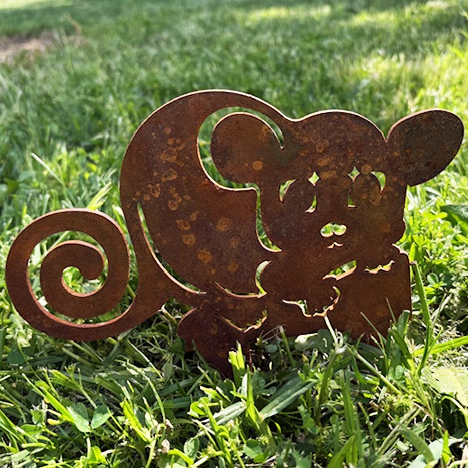 Mountain Pygmy Possum Corten Steel Metal Garden Sculpture Art