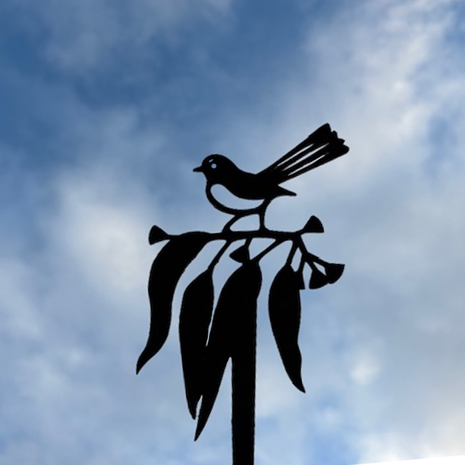 Willy Wagtail Corten Steel Metal Garden Sculpture Art