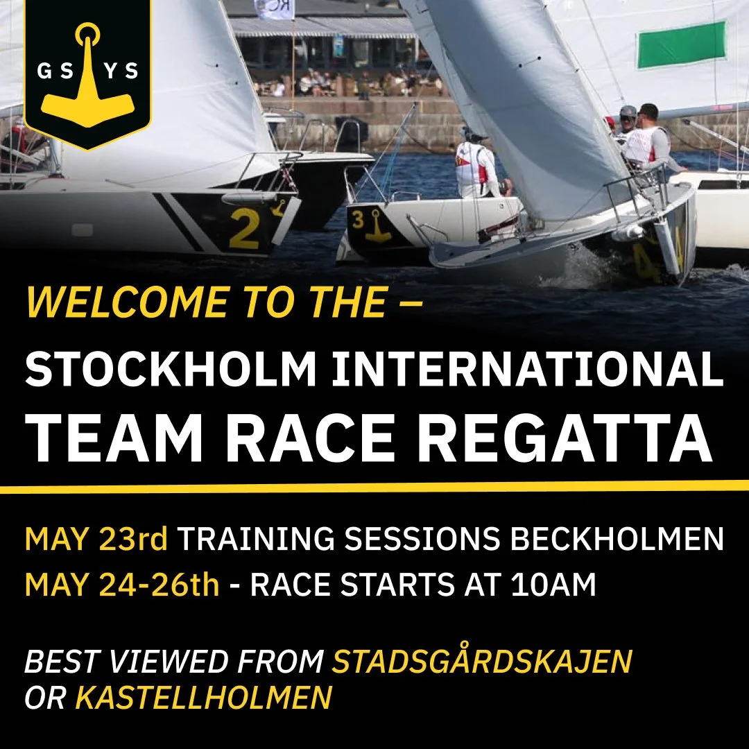 The Stockholm International Team Race Regatta, the biggest event of the year for Gamla Stans Yacht S&auml;llskap (GSYS) will take place between the 23rd and 26 May, in the beautiful capital Stockholm close to the Royal Palace as well as Kastellholmen