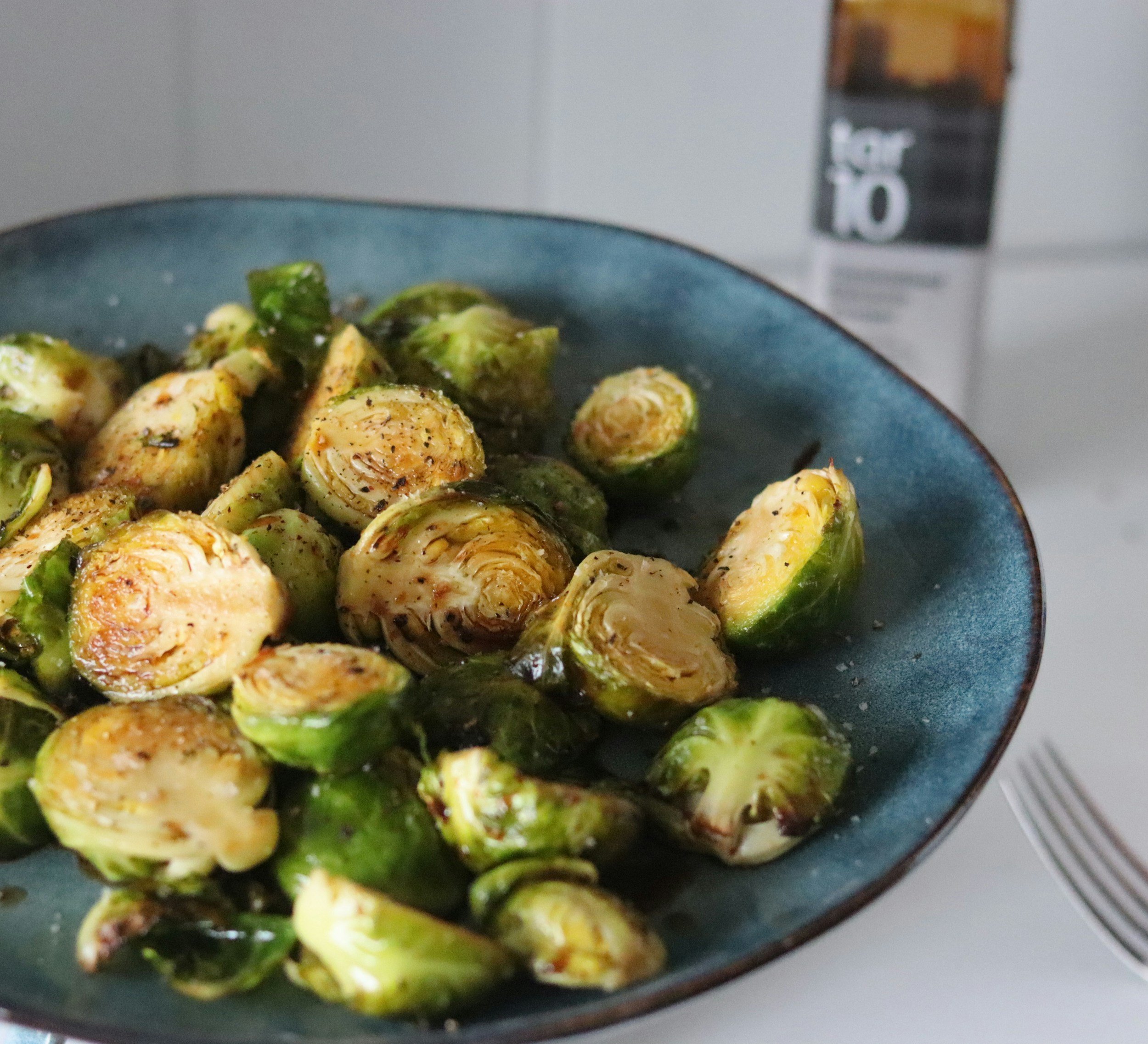 The crispy roasted brussels sprouts salad you didn't know you needed