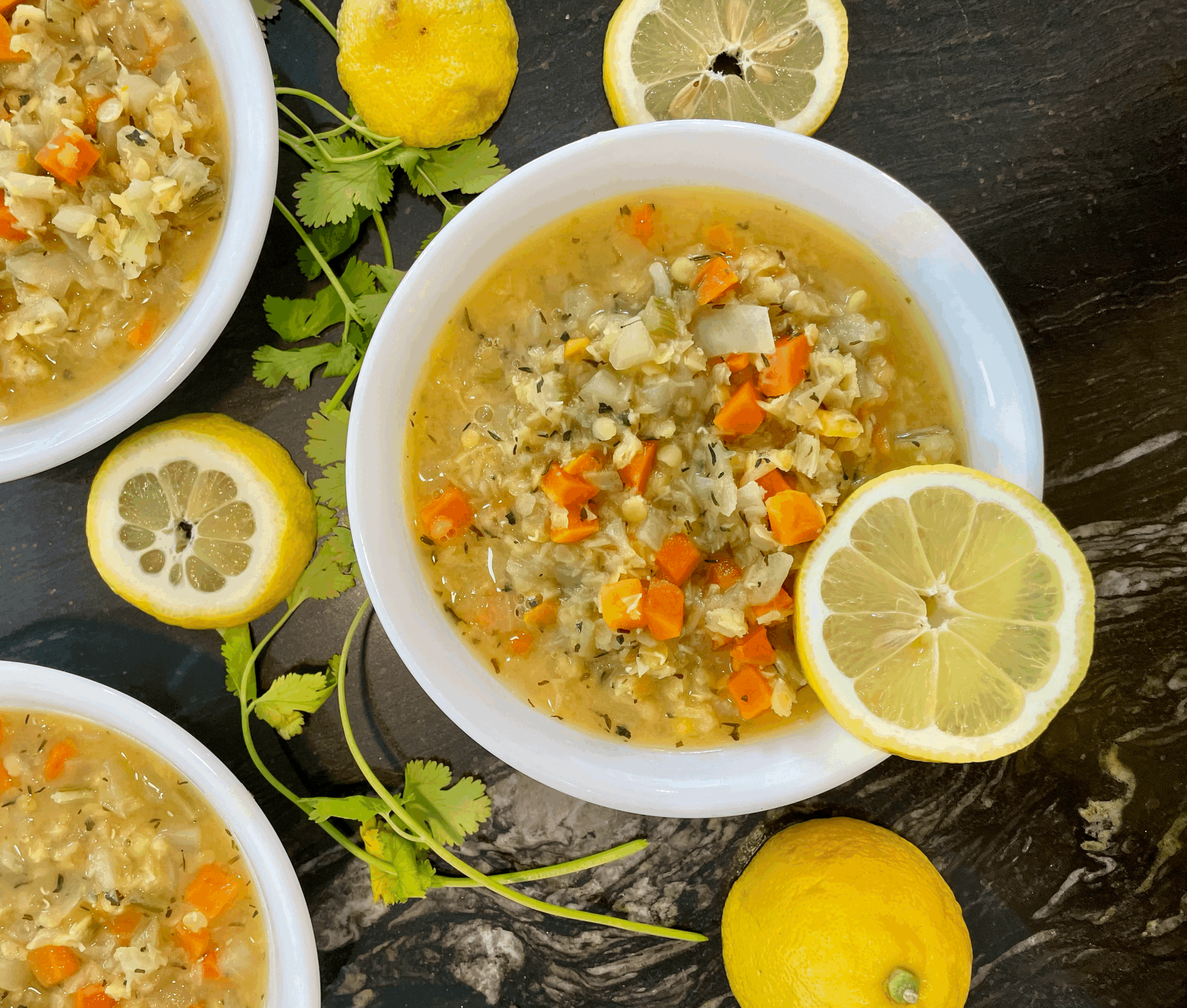 Easy Lemony Red Lentil Soup Recipe | One-Pot Vegetable Soup