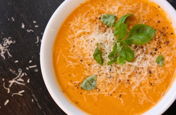 Roasted Tomato Basil Soup