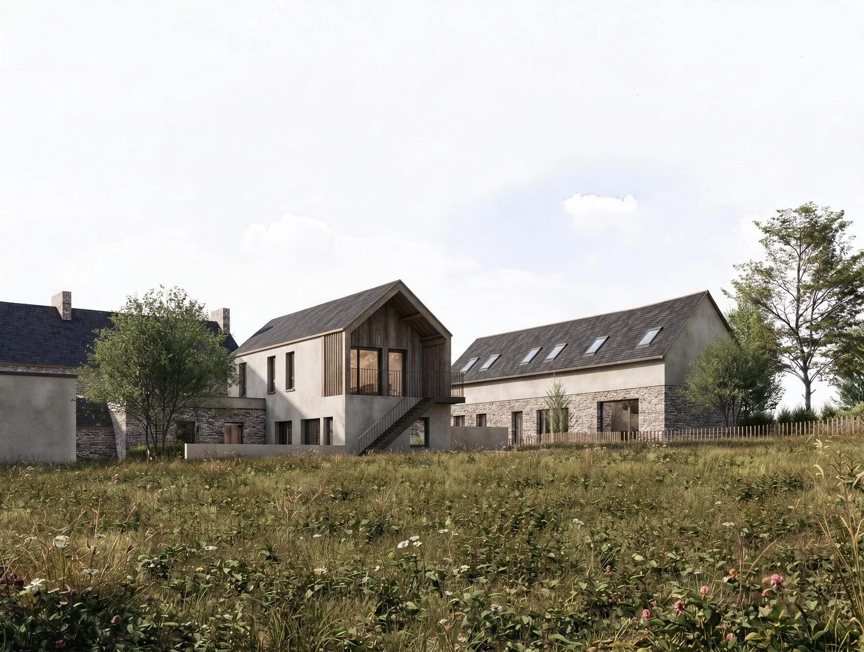 REHABILITATION D'UNE FERME EN LOGEMENTS - Etudes en cours
