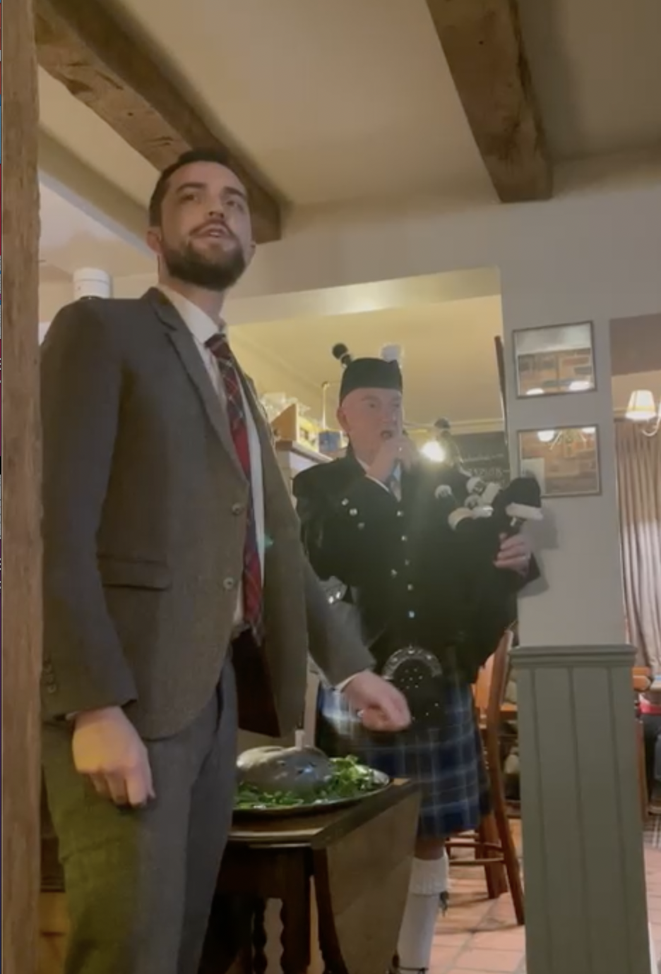 A wee Burns night celebration