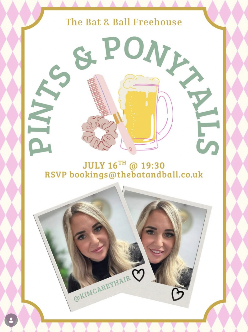 Pints and ponytails
