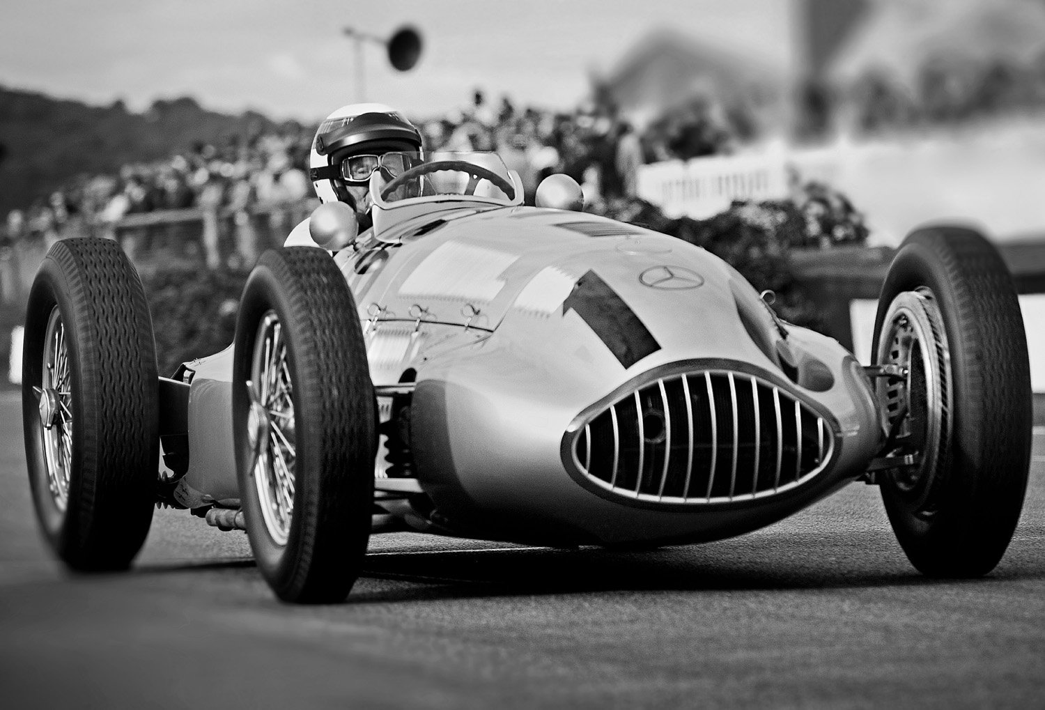 1939 Mercedes-Benz “Silver Arrow” W165 driven by Sir Jackie Stewart