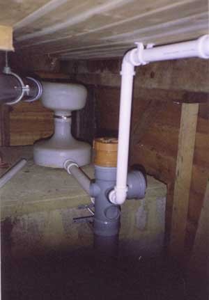 Aquatron Separator for a Composting Septic Tank