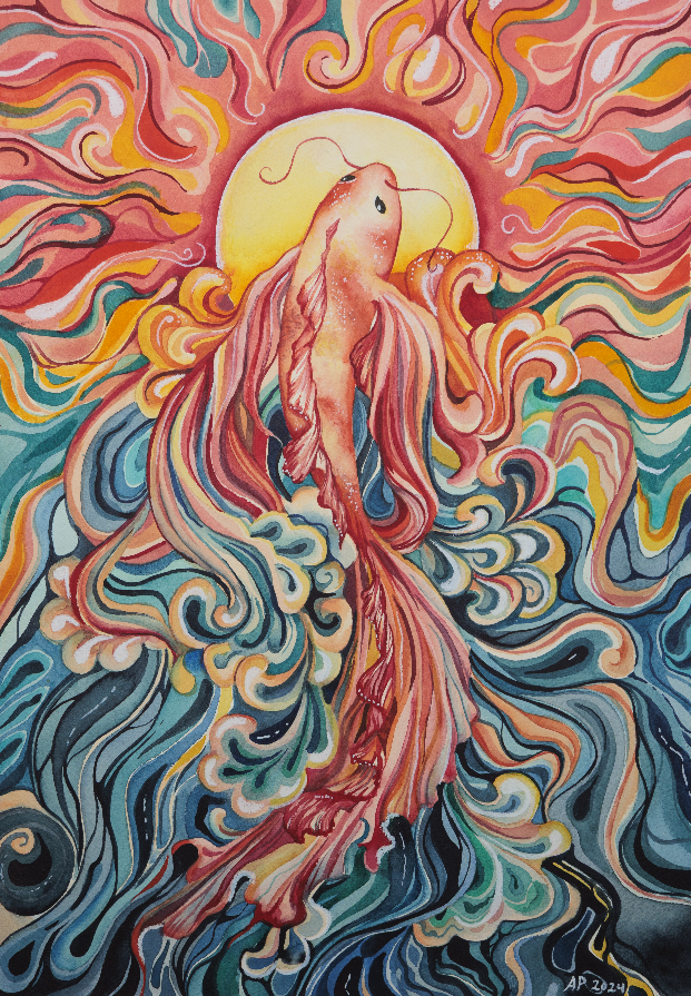 The Sunset Koi