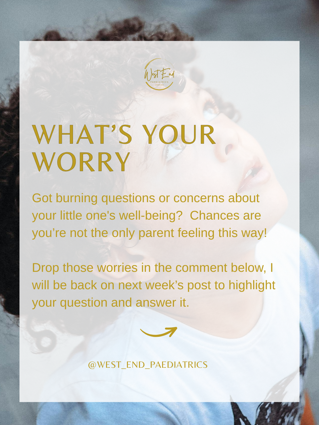 worrying about your child's health or symptoms
