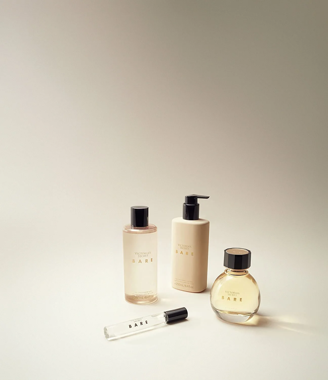 Collection of Victoria's Secret Bare fragrance Industrial Design