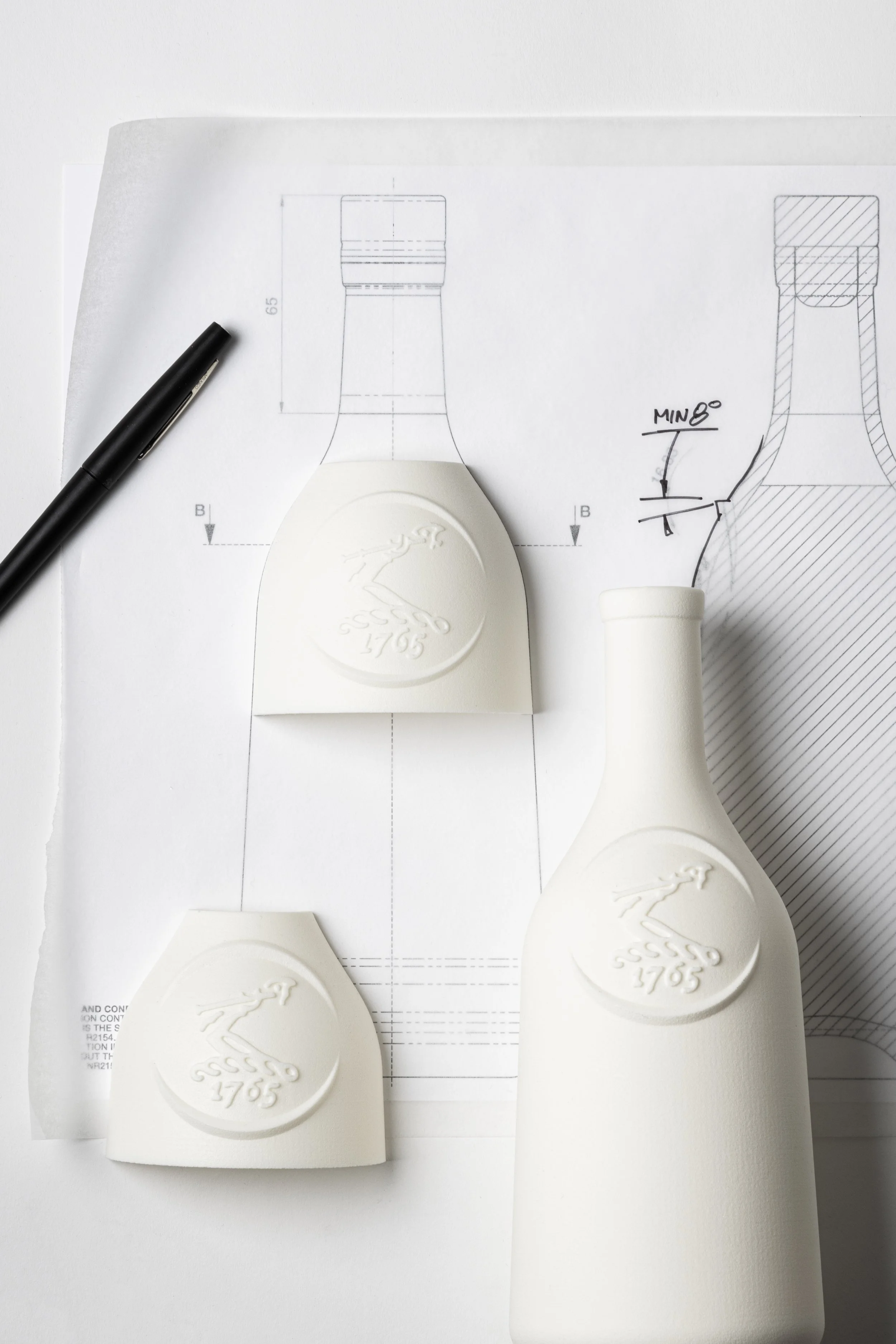 Hennessy VSOP Industrial Design Process, Rapid Prototypes