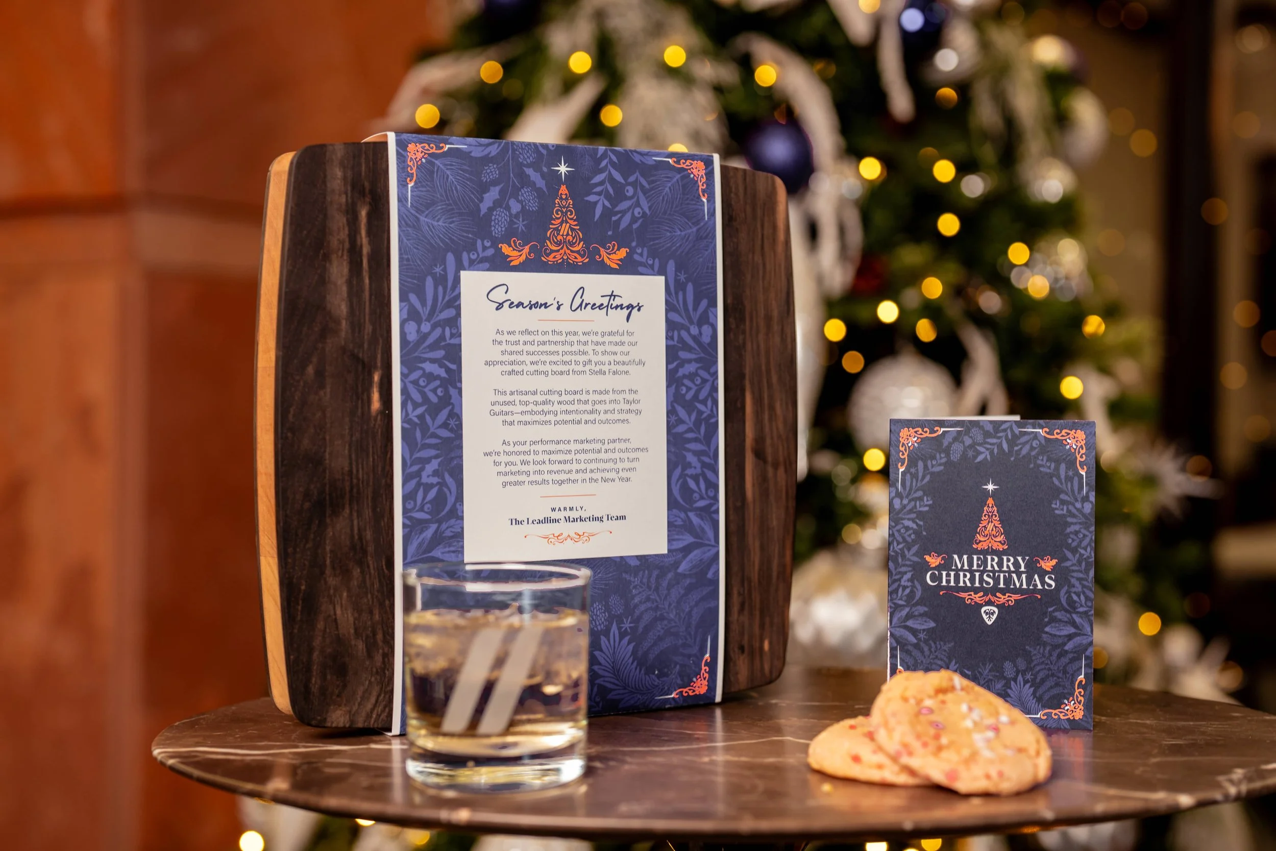 Leadline Performance Marketing Chrismas Gift Packaging