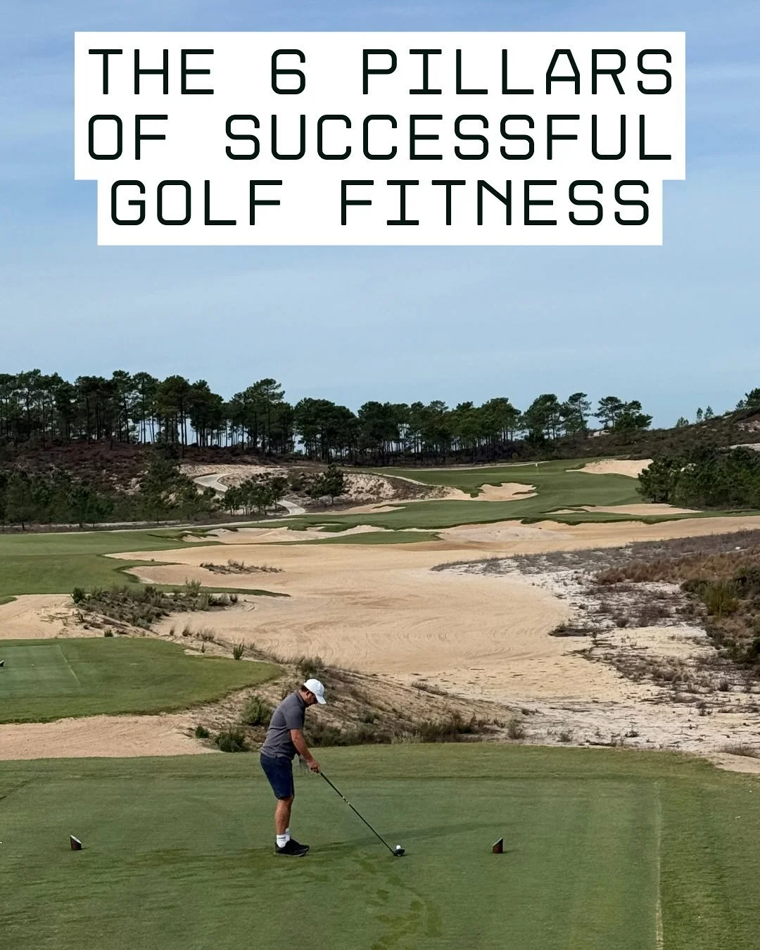 Breaking down the 6 pillars of golf fitness.
Strength &bull; Power &bull; Mobility &bull; Stability &bull; Motor Control &bull; Conditioning
🎯 keep your eyes peeled over the next few weeks as we drill down into each pillar.