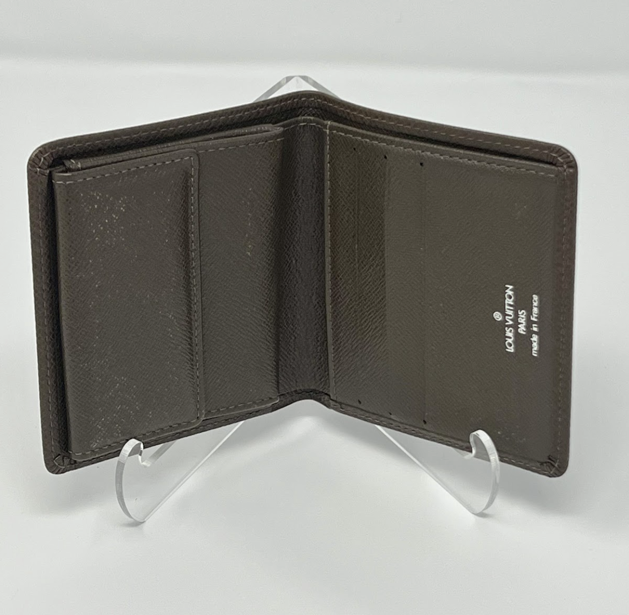 Louis Vuitton Taiga Leather Bifold Wallet - Brown