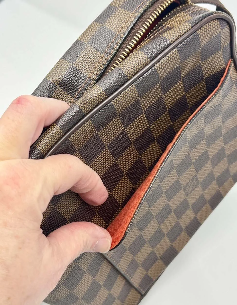 Louis Vuitton Damier Ebene Naviglio Messenger Bag