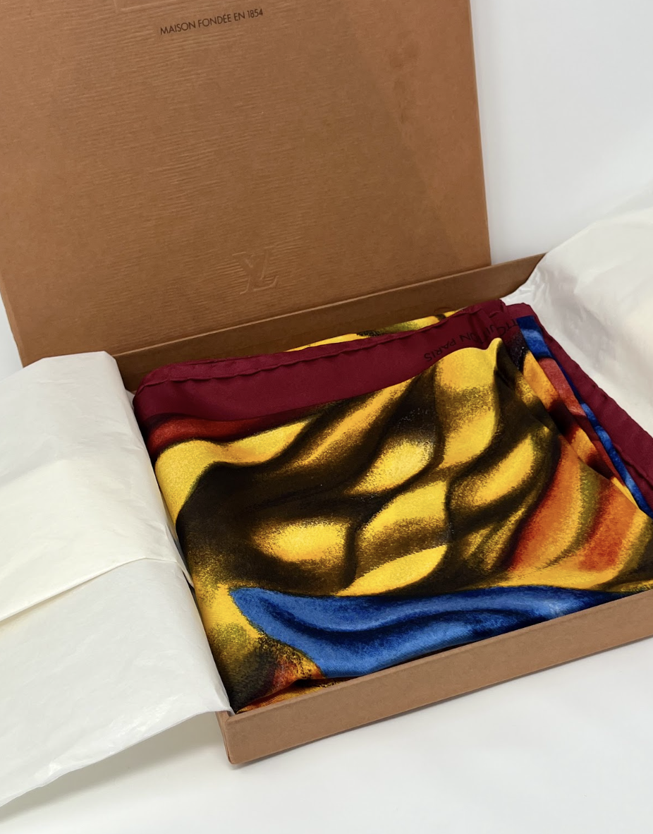 Louis Vuitton Silk Scarf With Box - Limited Edition Print