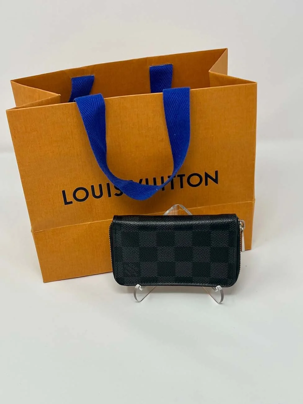Louis Vuitton Damier Graphite Key Pouch With Bag