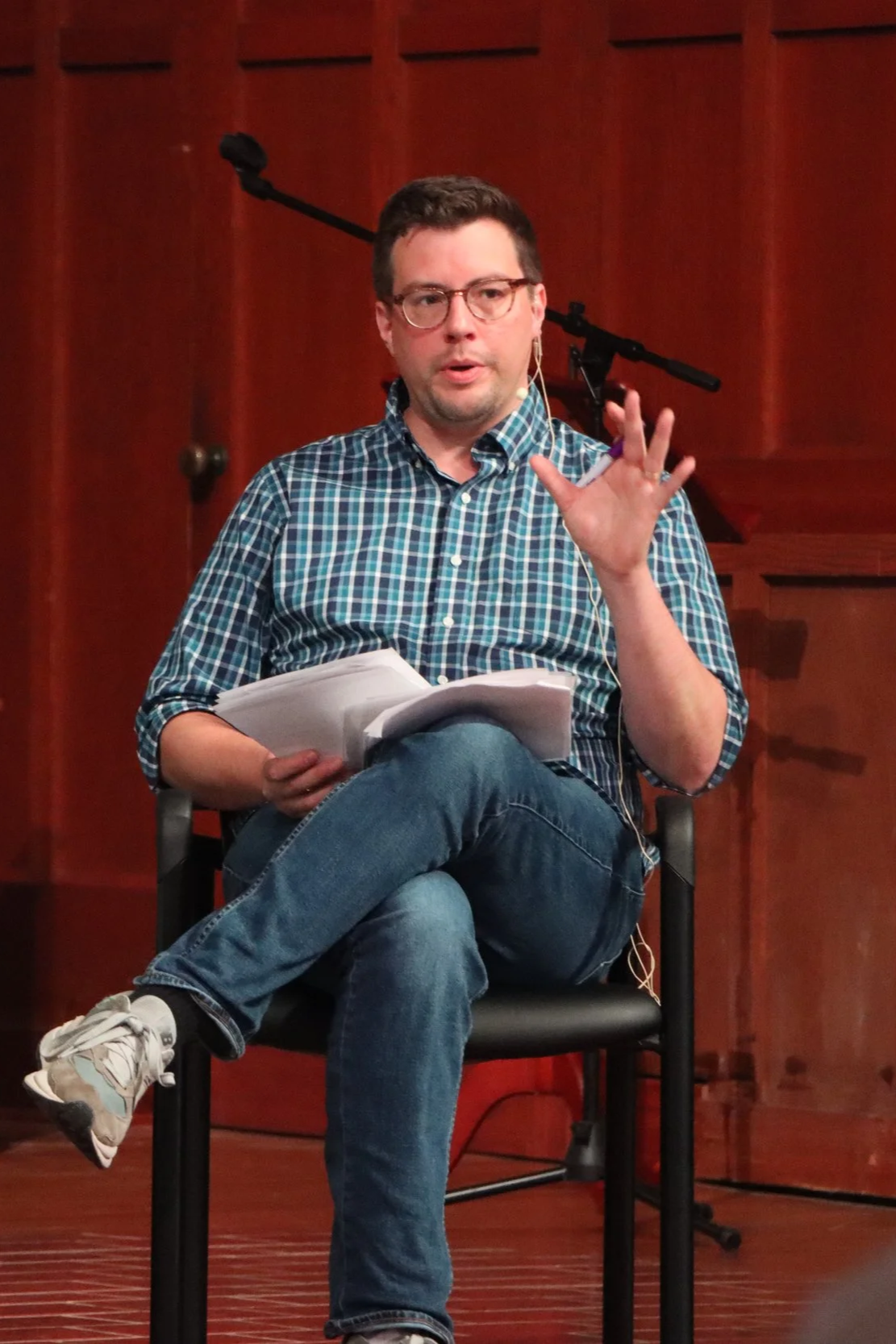 Allen T. Stanton leads a panel on rural church vitality.