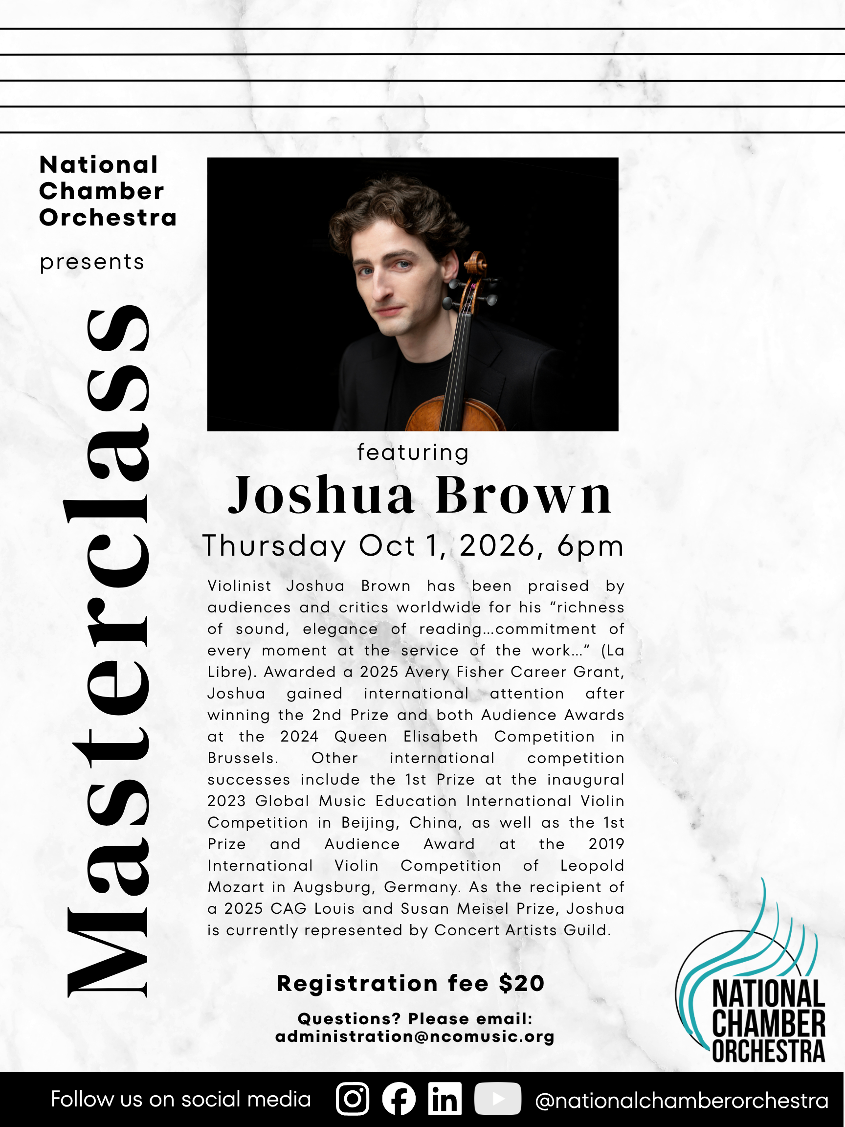 Masterclass by Joshua Brown