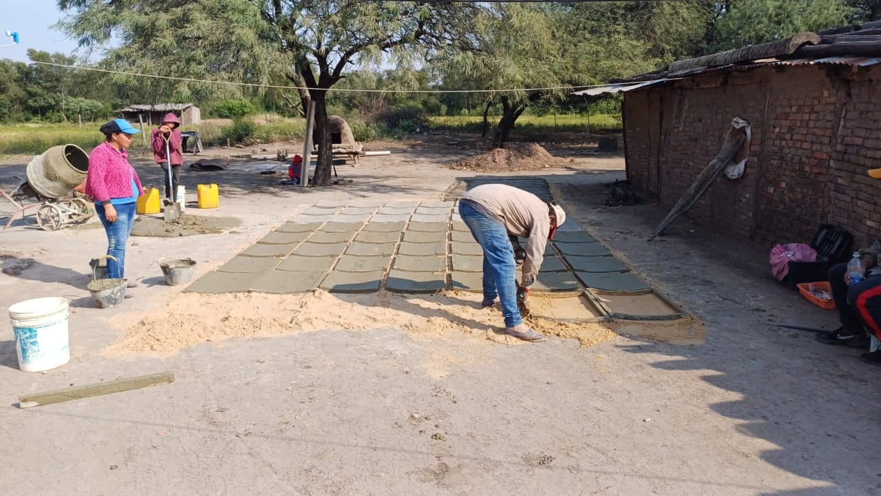  The base where the new cistern will be constructed. 